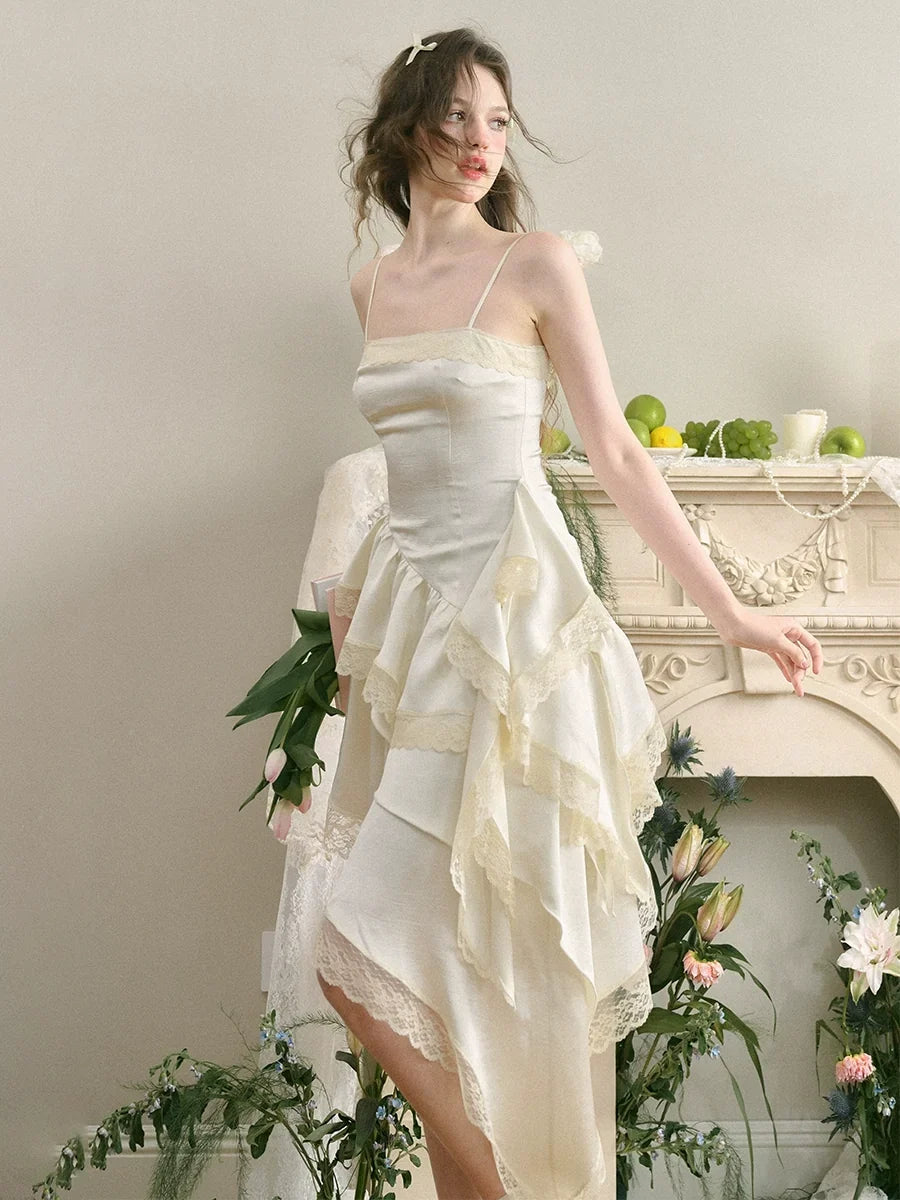 Irregular Hem Length Camisole Dress