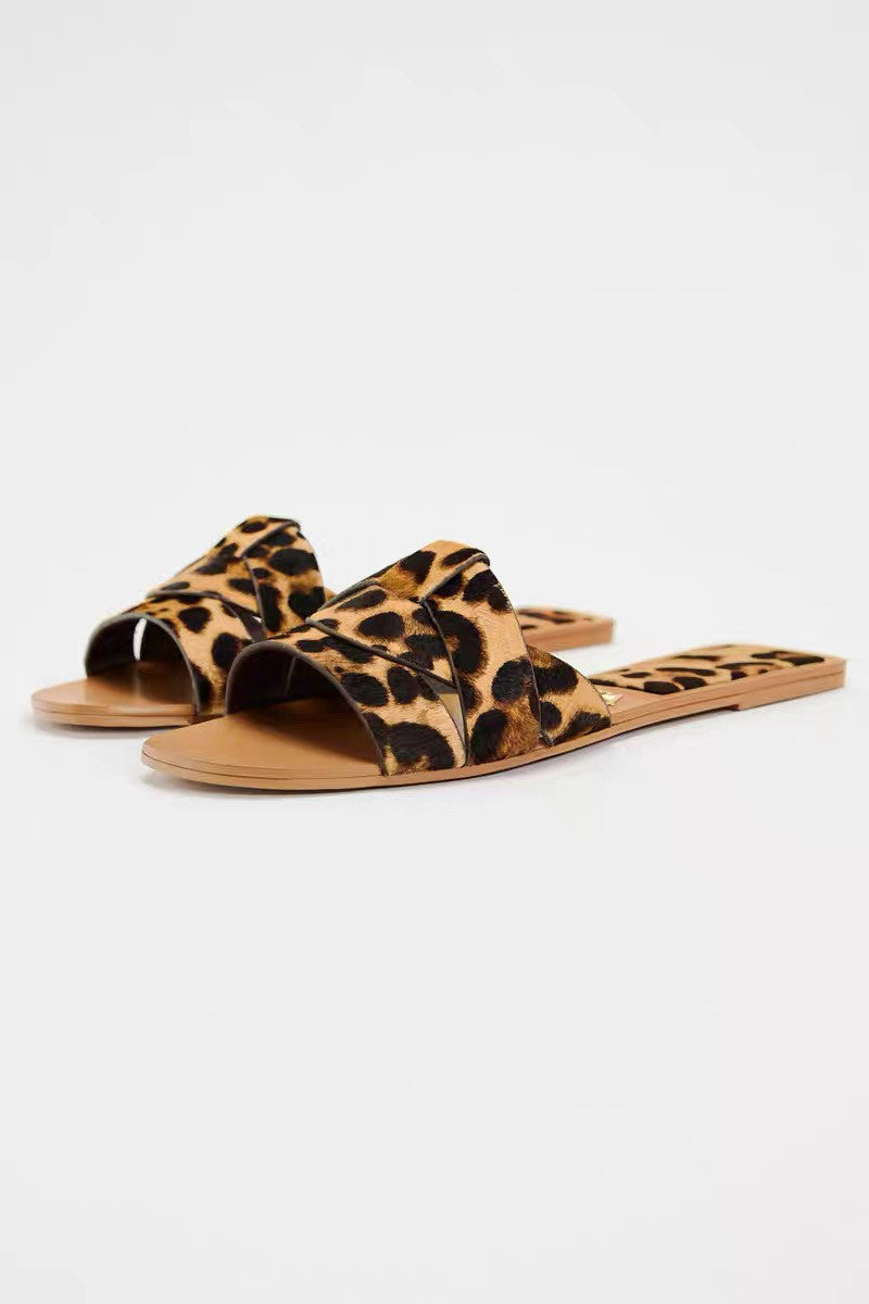 Simple Open Toe Back Hollow Sandals