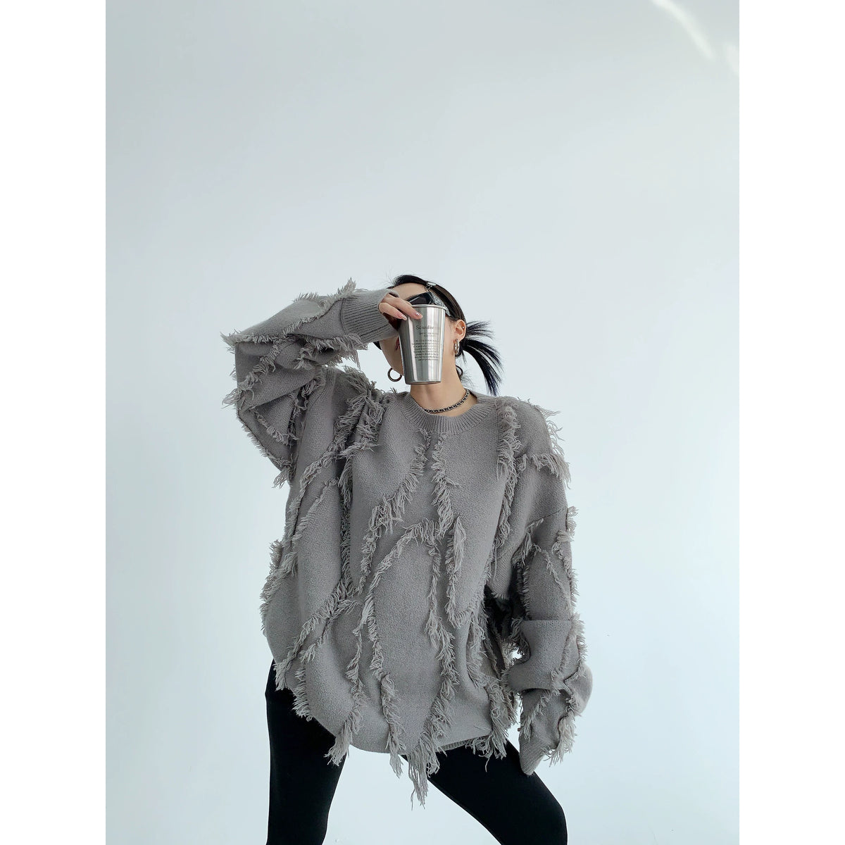 Oversized Thick Pullover Knit Sweater