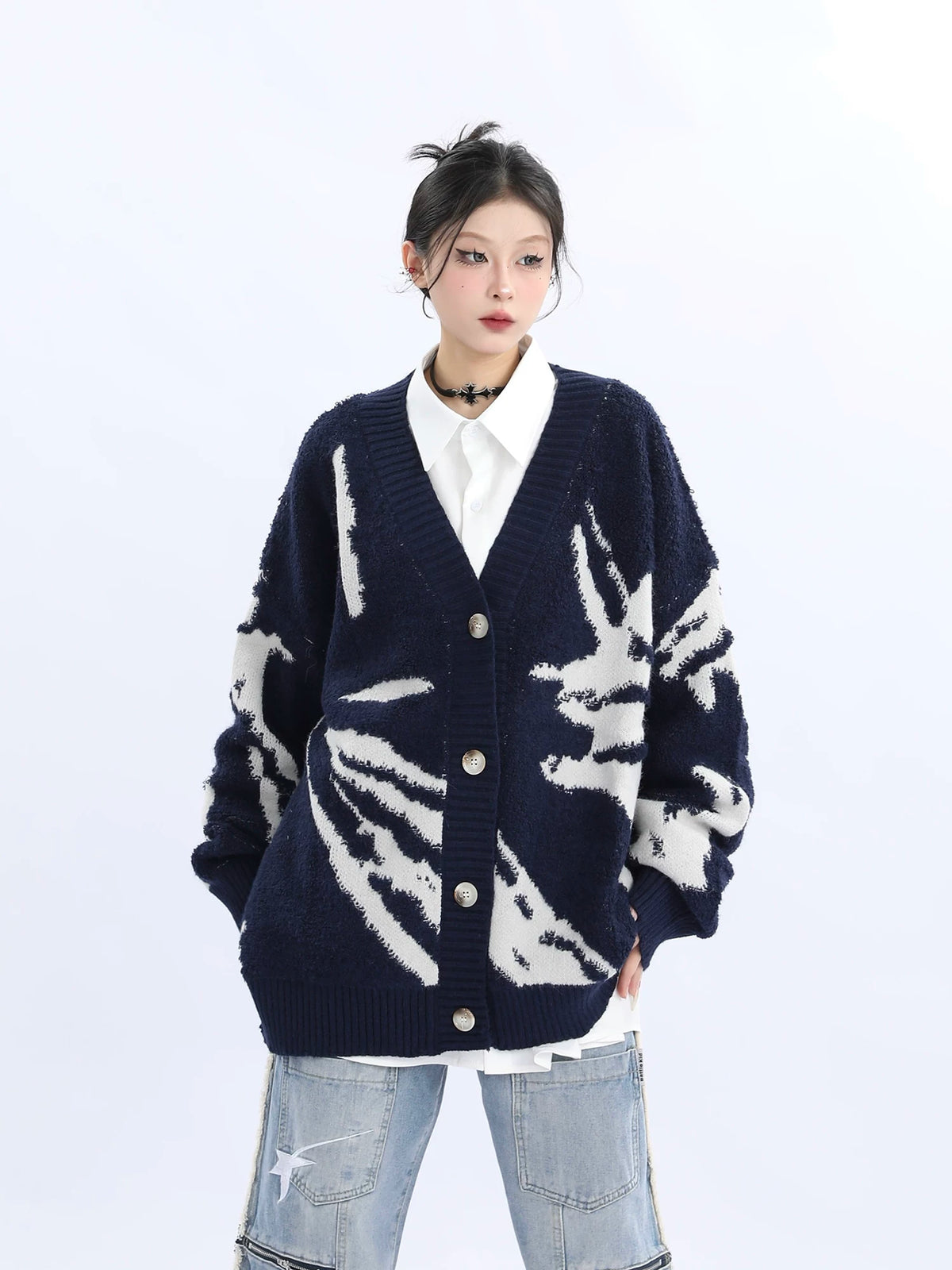 Oversized Knit Cardigan
