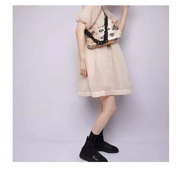 Graphic Design Chain Shoulder Bag