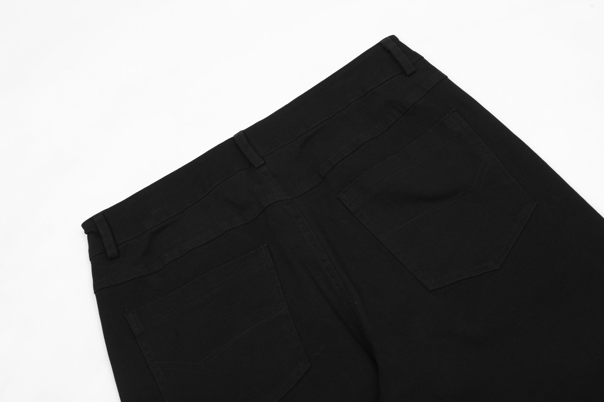 High-Rise Slim Flare Stretch Trousers