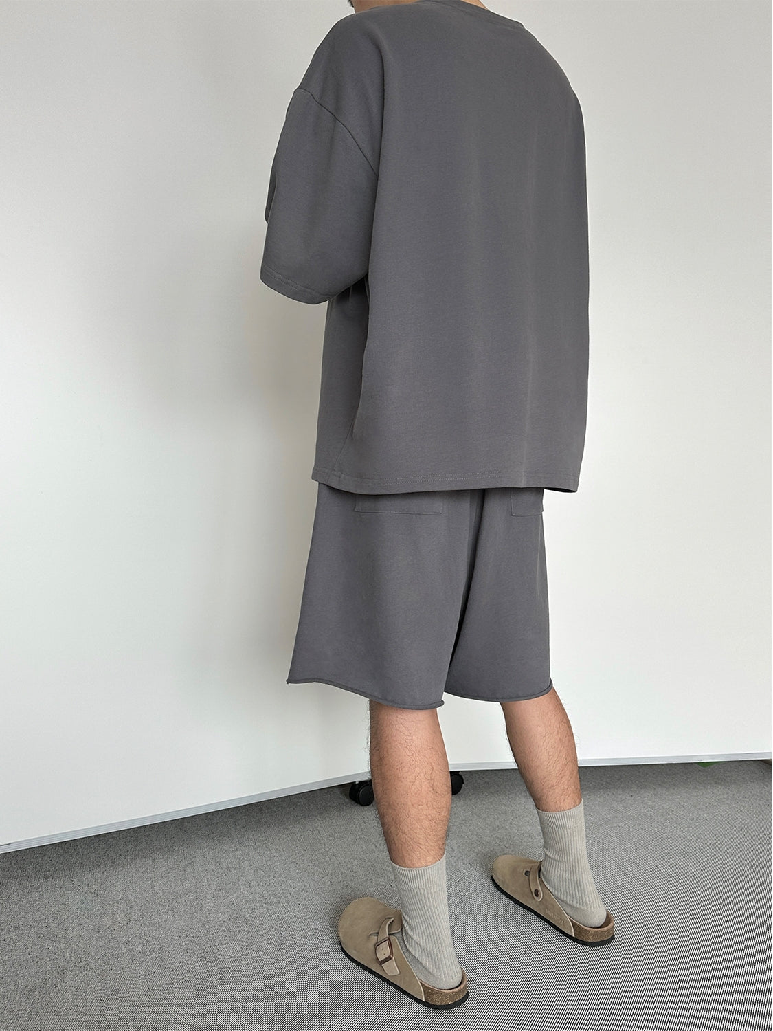 Comfortable Oversize Short Sleeve T-Shirt & Wide Leg Short Setup