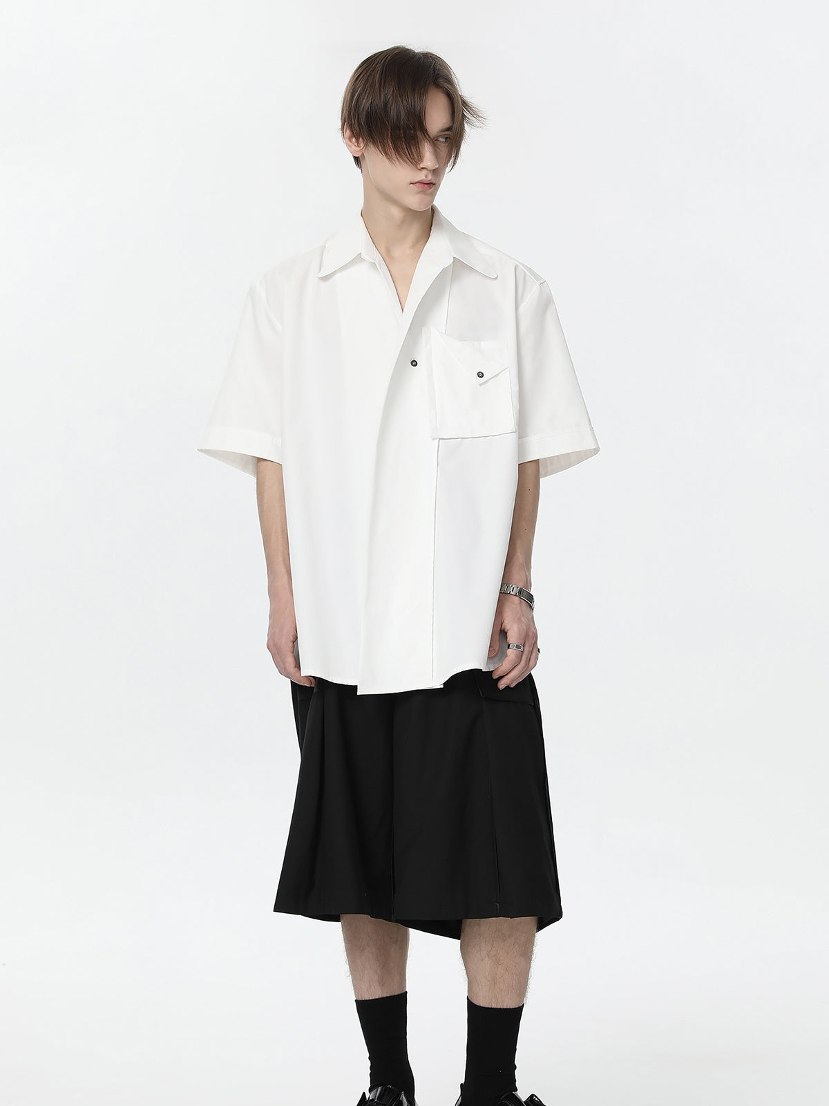 3D Structure Long Sleeve Shirt