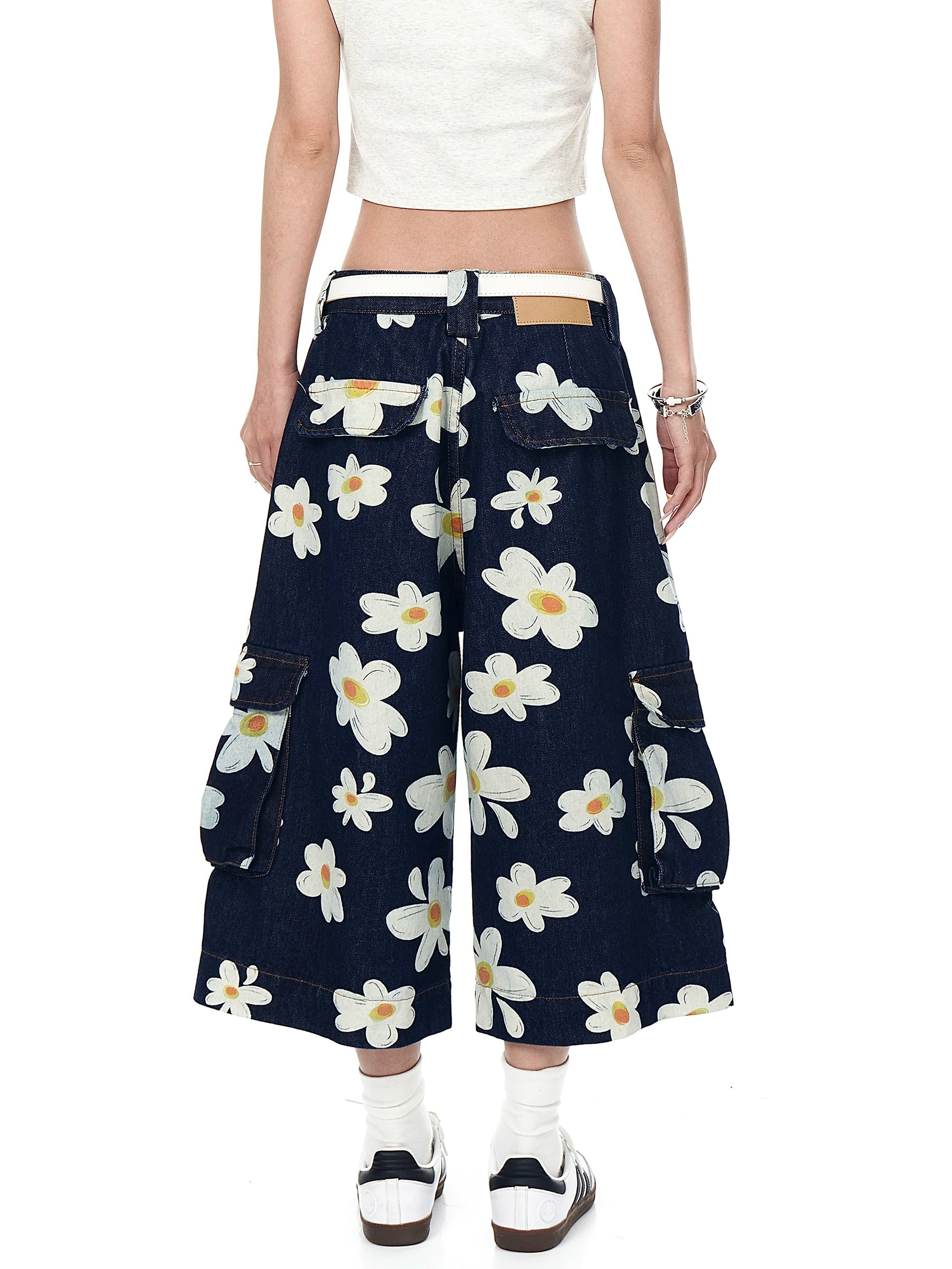 Vintage Daisy Floral Jorts - MADXMARX
