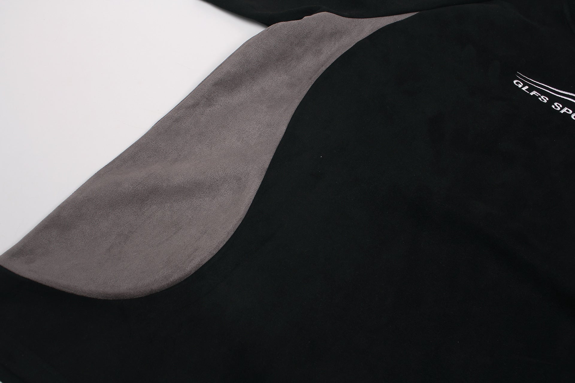 Suede Logo Oversize Short Sleeve T-Shirt