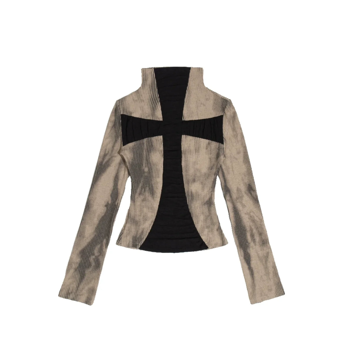 Cross Long Sleeve Knit Top