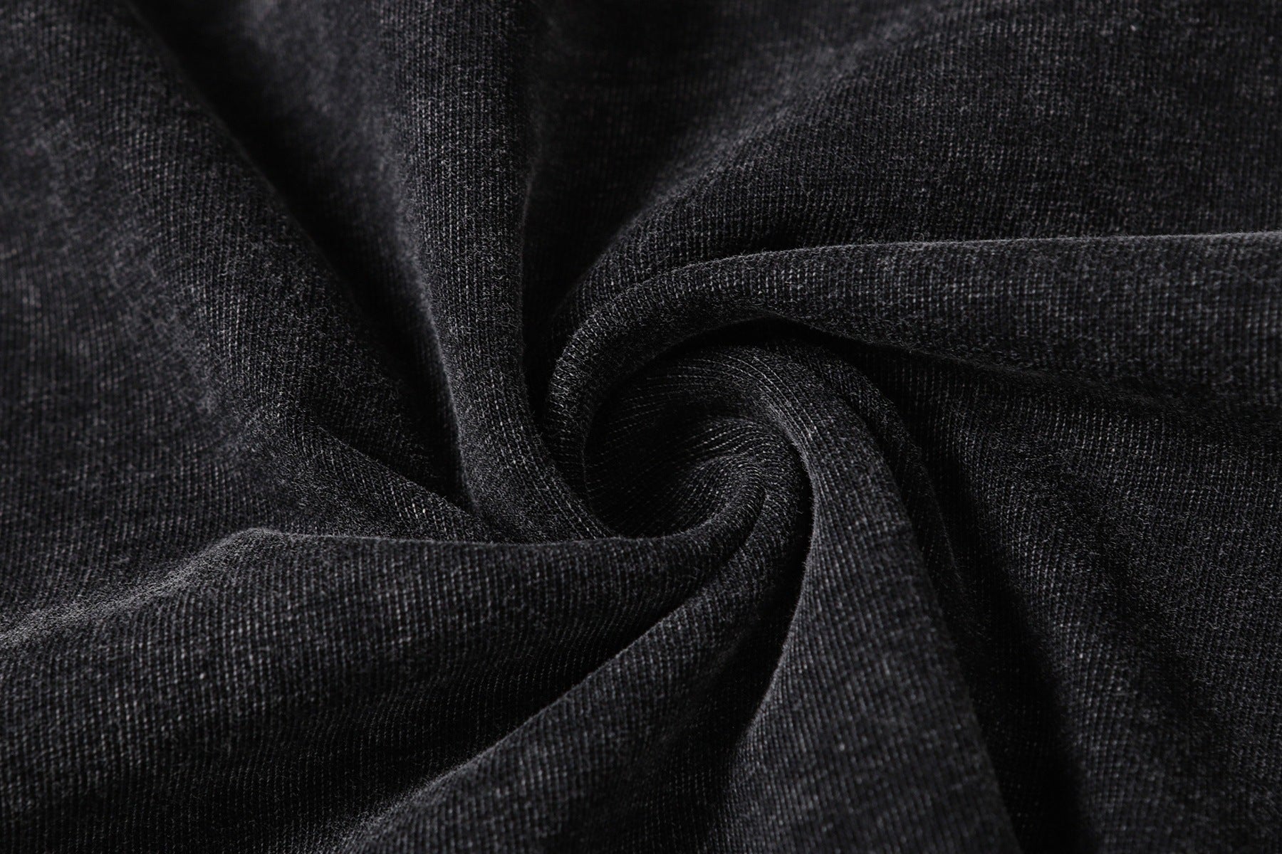 Washed Panel Design Zipper Detail Short Sleeve T-Shirt