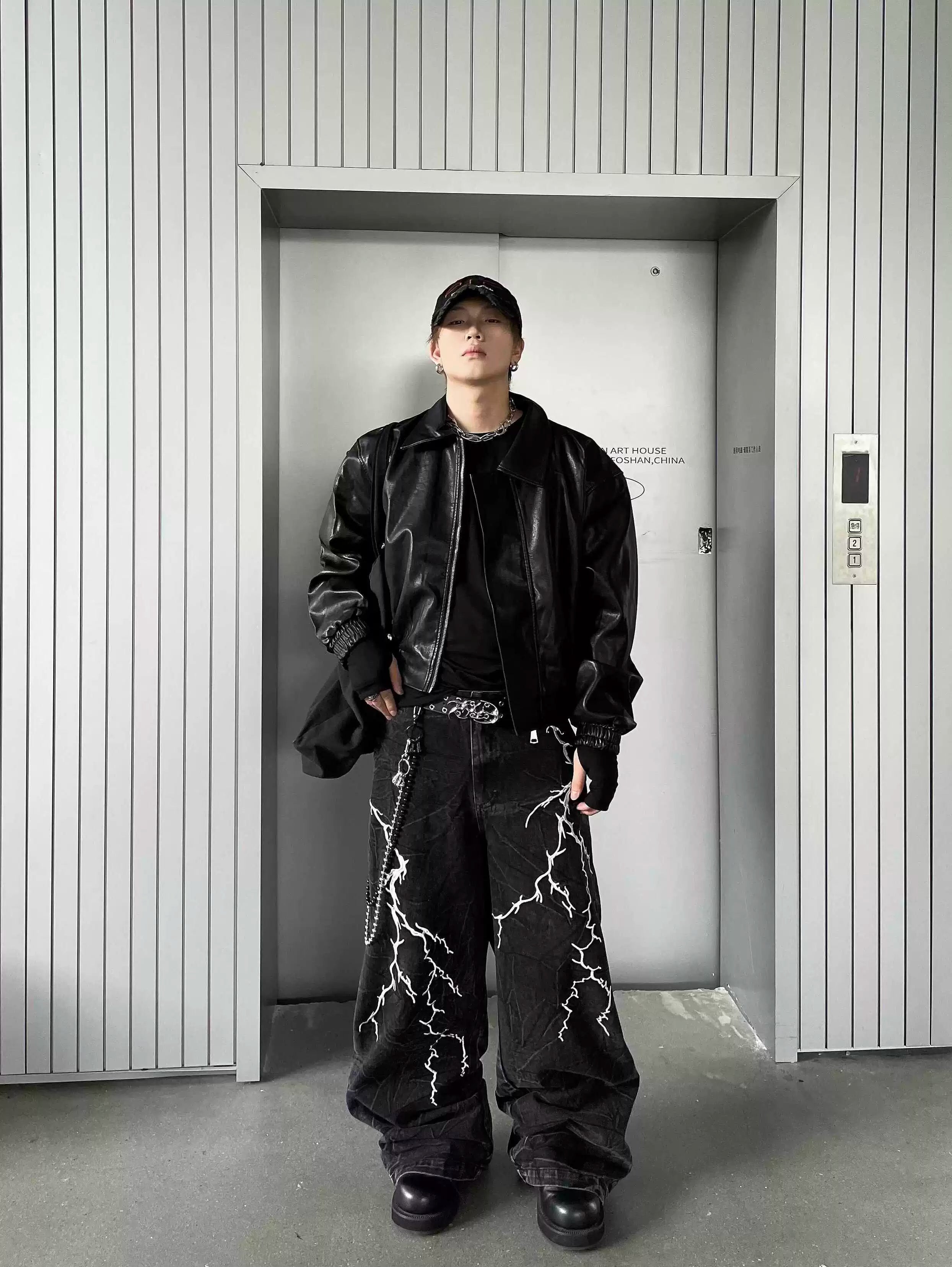 Short PU Leather Jacket