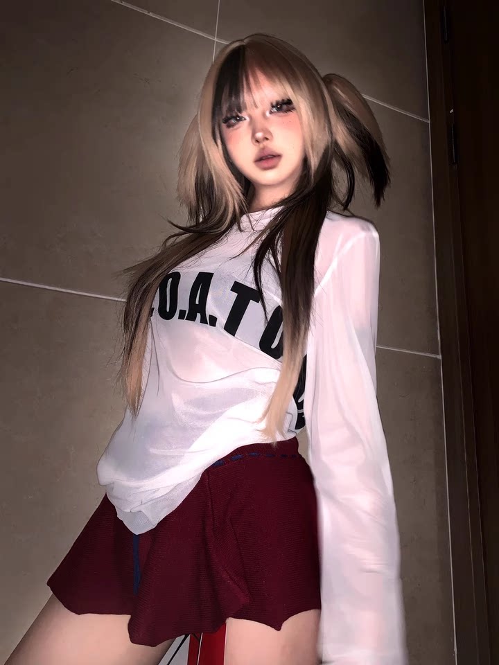 Subculture Print Slim Long Sleeve T-Shirt