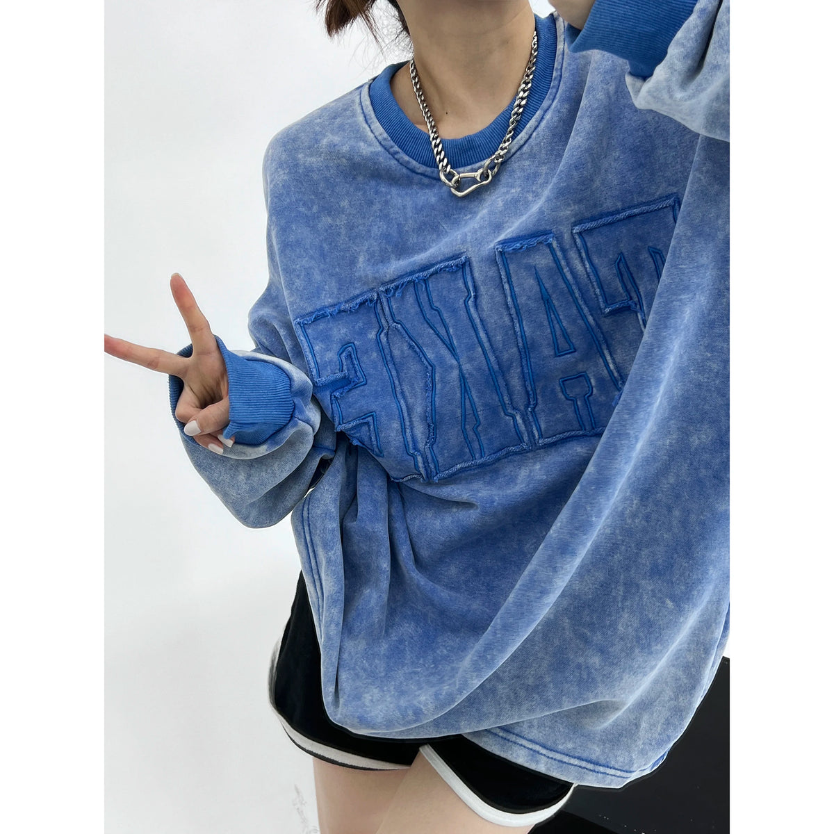 Washed Oversized Sweatshirt