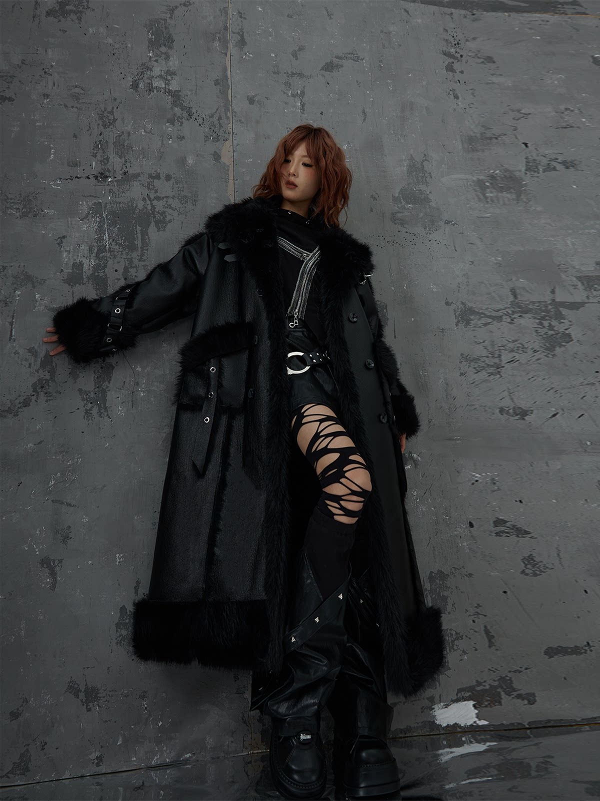 Heavy Thickened Fake Fur Shearling Coat