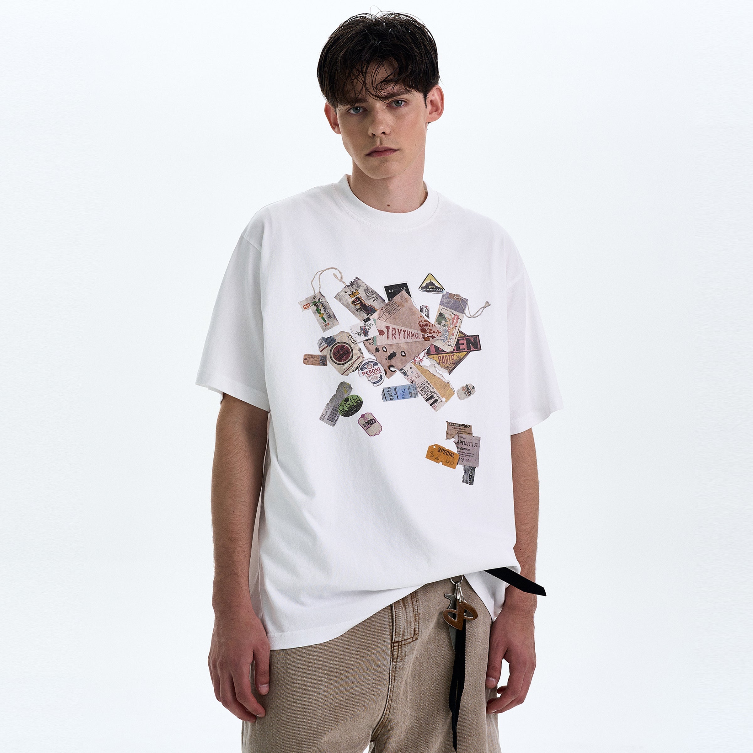 Vintage Fun Print T-shirt