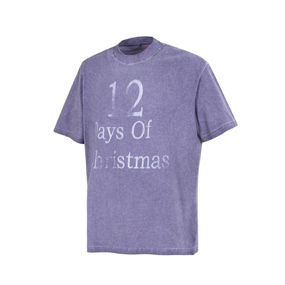 Washed Letter Print Oversize Short Sleeve T-Shirt