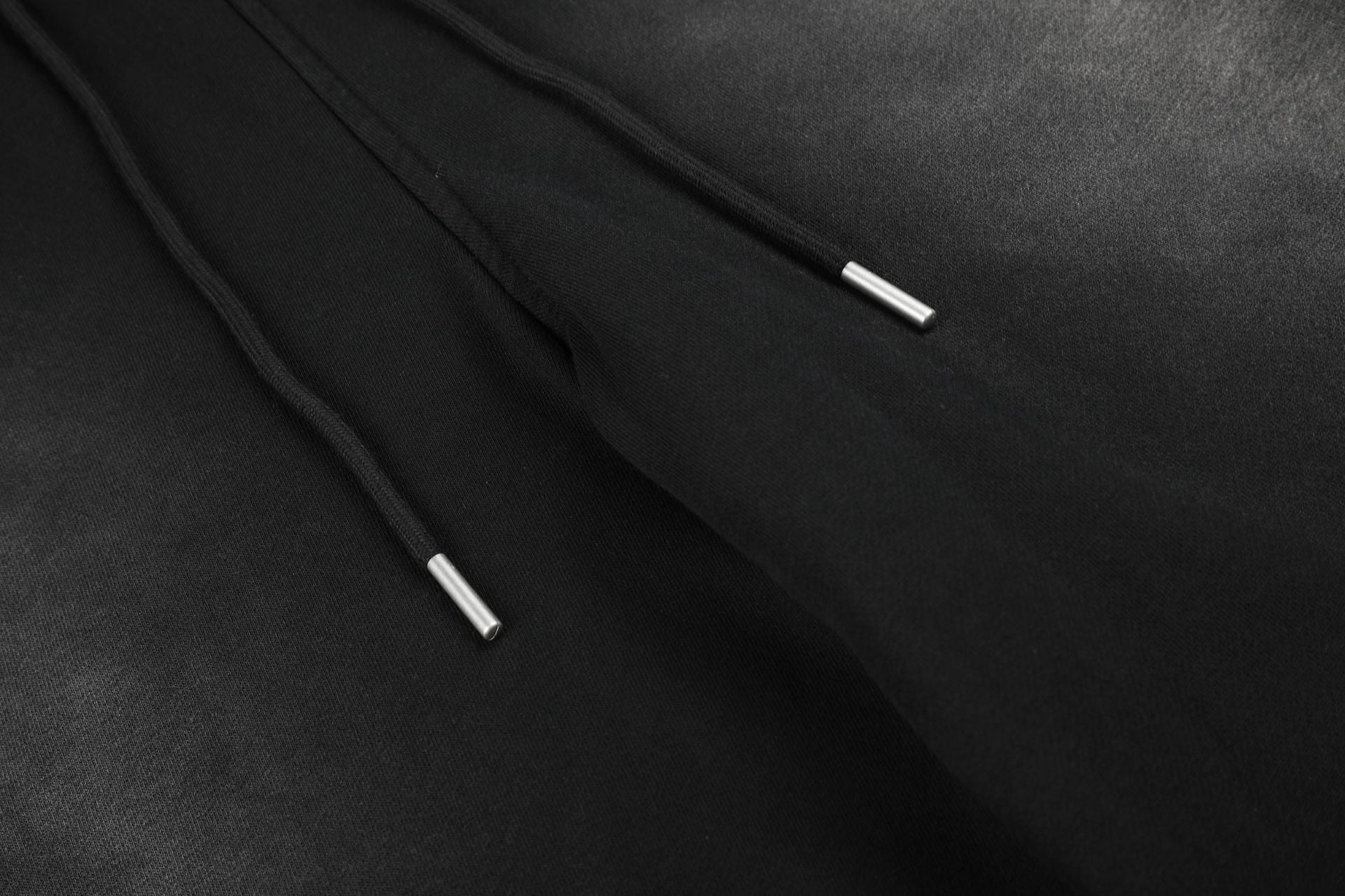 Washed Wide Leg Half Sweatpants