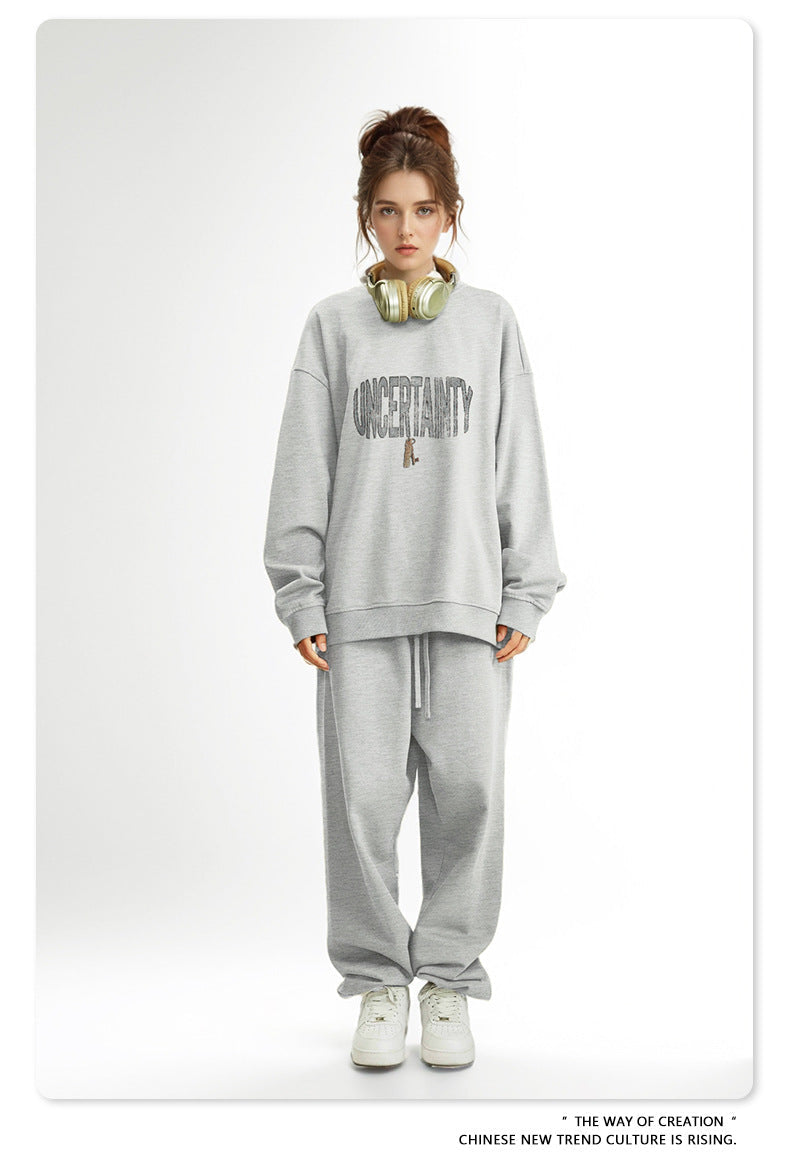 Oversize Round Neck Sweatshirt