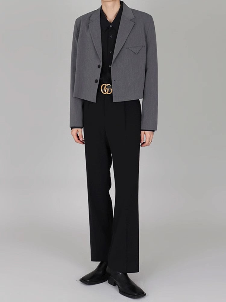 Cropped Tailored Jacket
