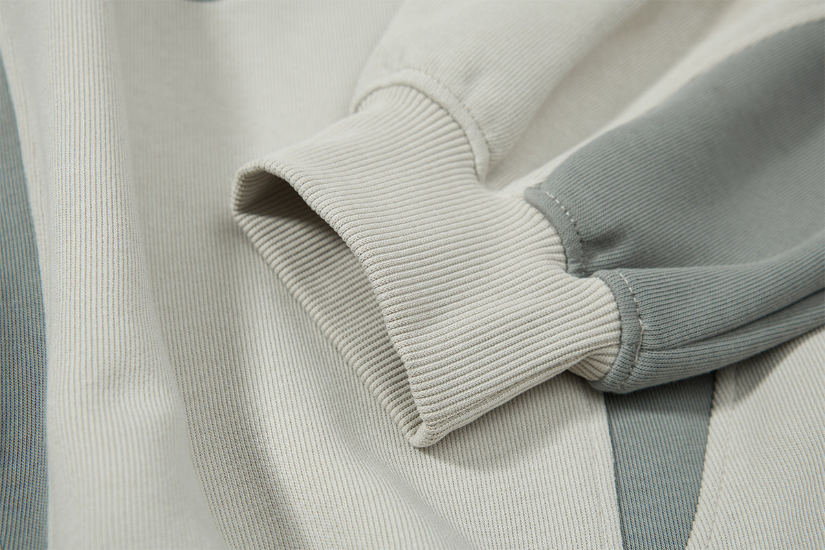 Panel Raglan Design Hoodie