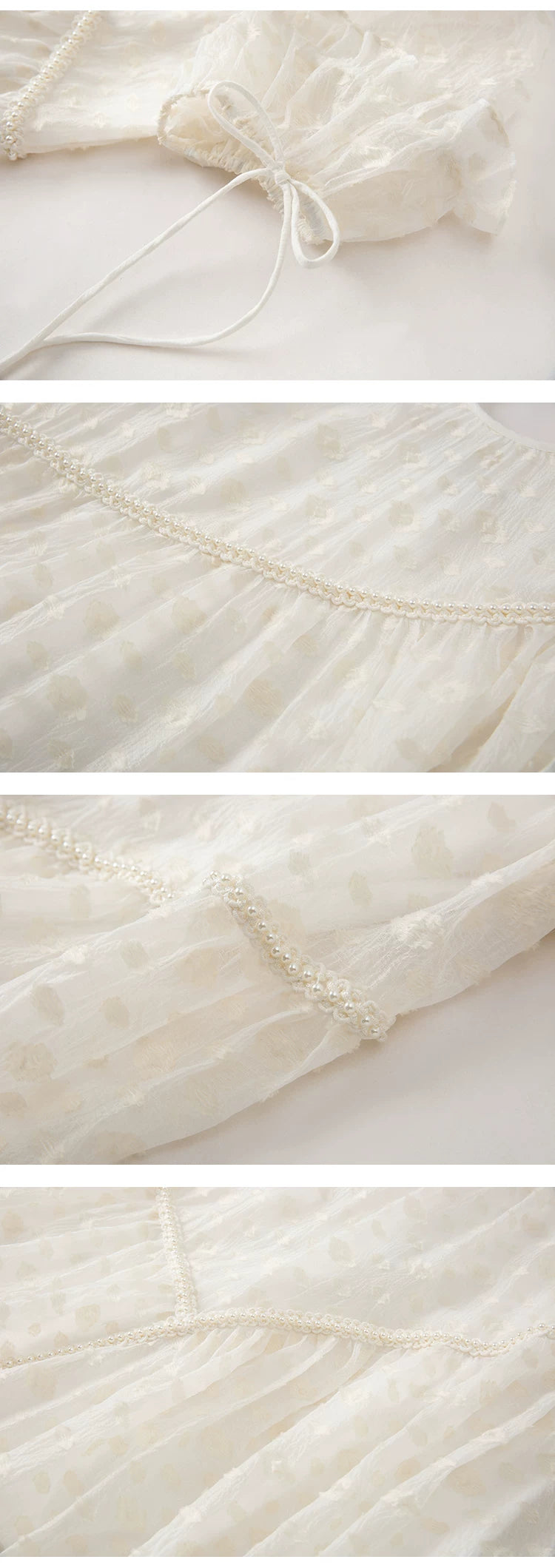Jacquard Design Short Sleeve Dress With Irregular Hem Length