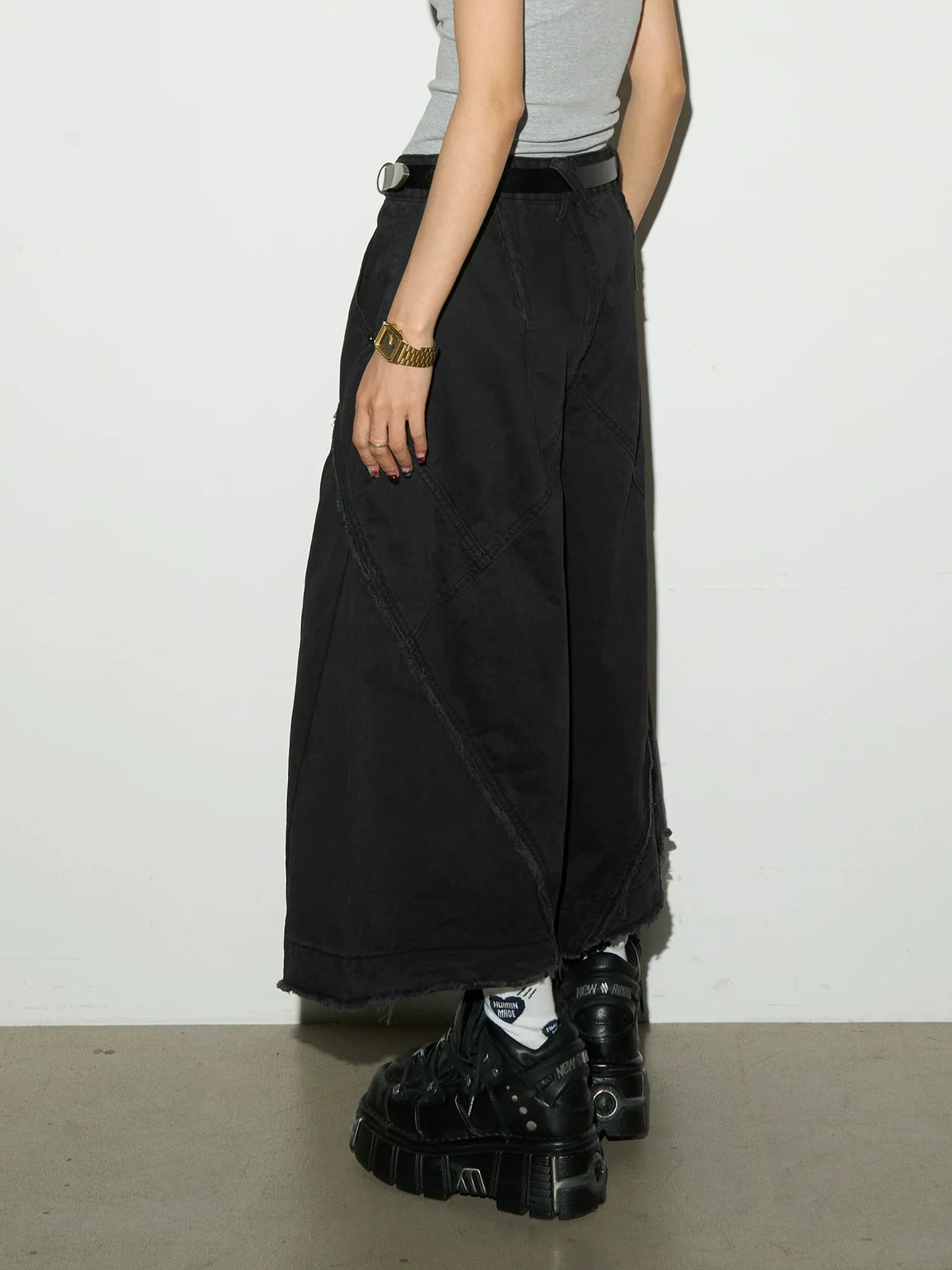Genuine Leather Damage Irregular Belt