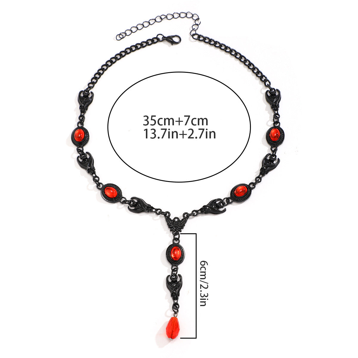 Collier et bracelet gothique Bloody Mary