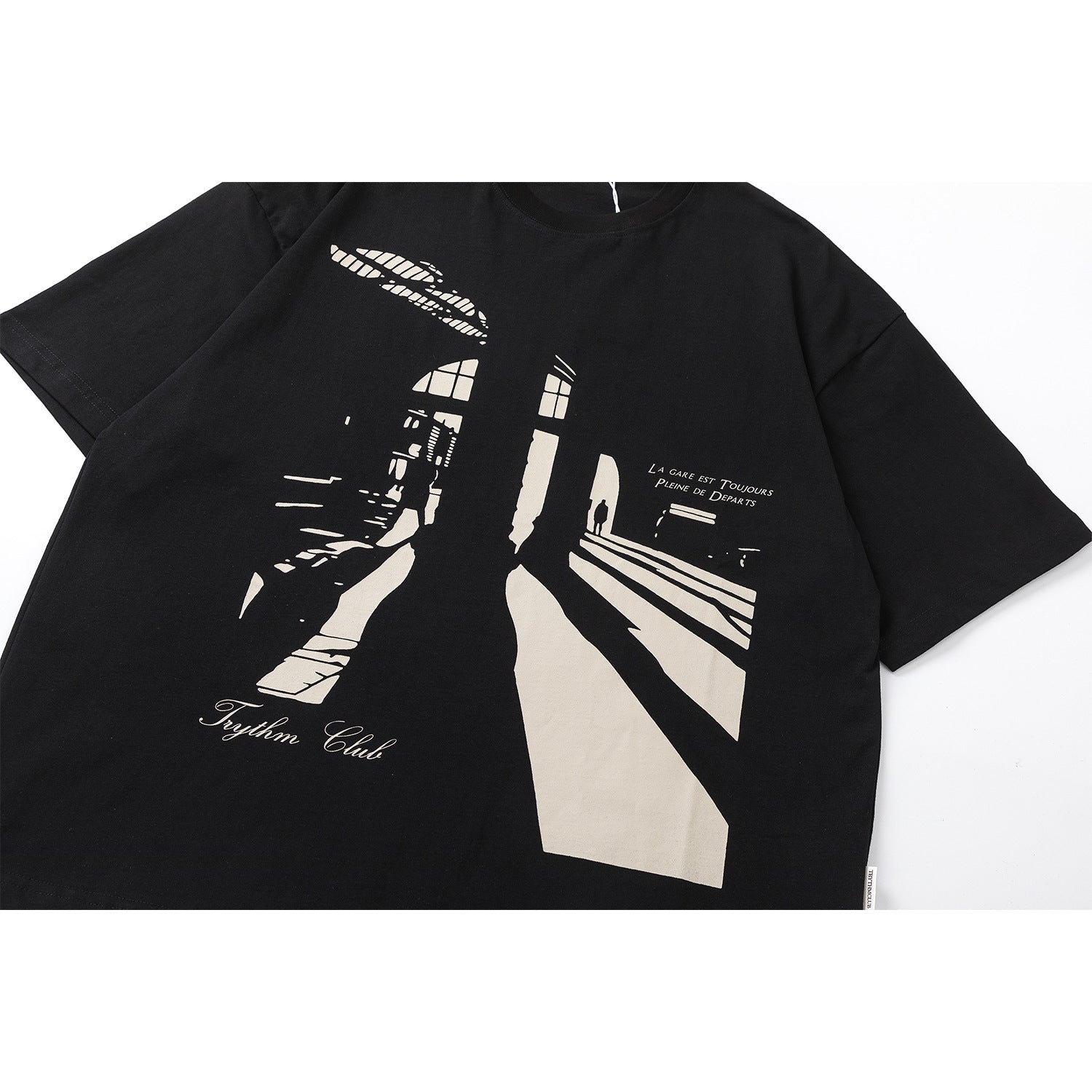 3D Print Small Collar Oversize Short Sleeve T-Shirt