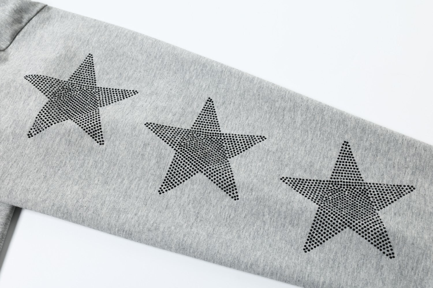 Star Rhinestone Letter Long Sleeve T-Shirt