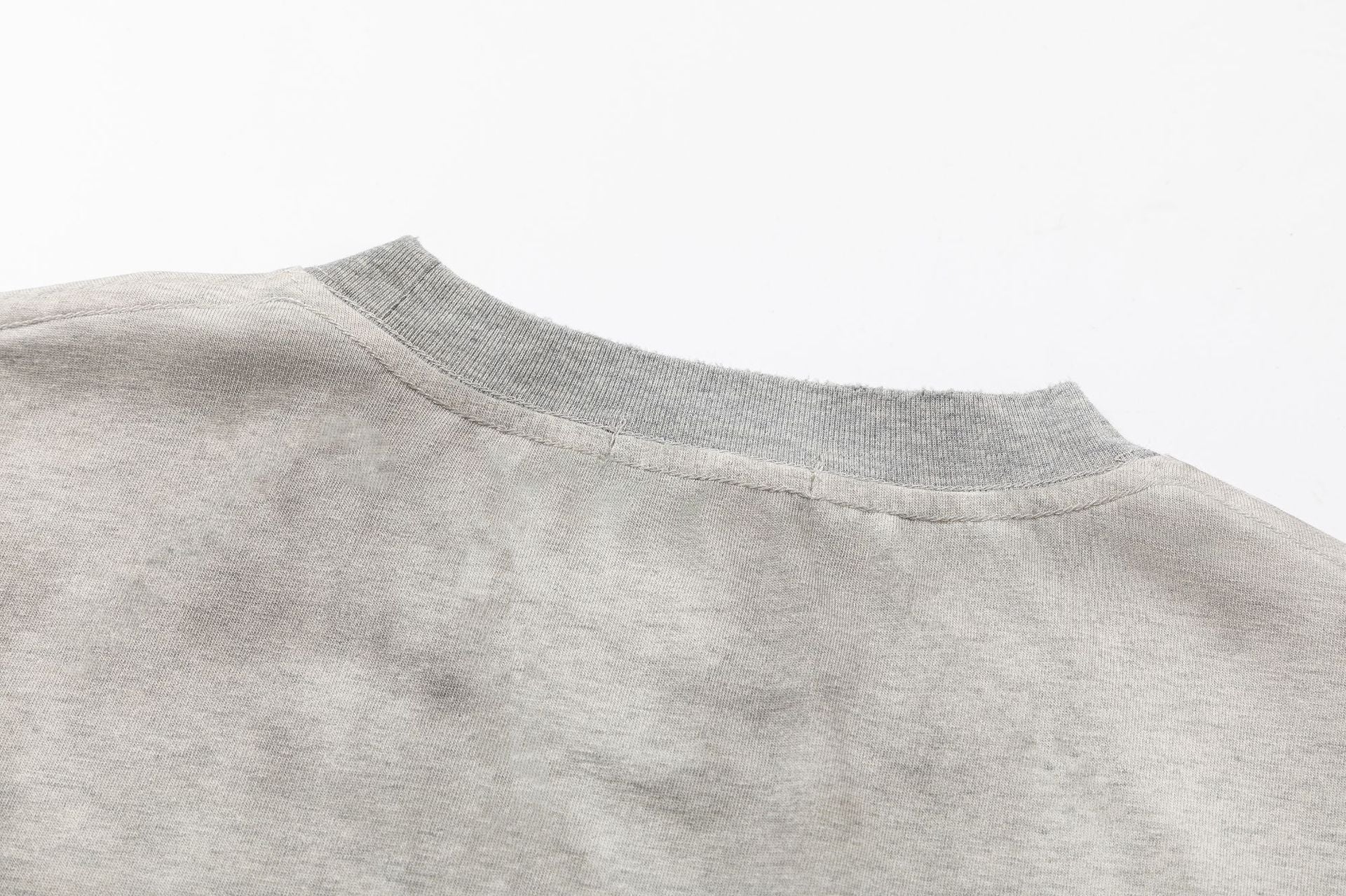 Fake Layered Letter Print Oversize Long Sleeve T-Shirt