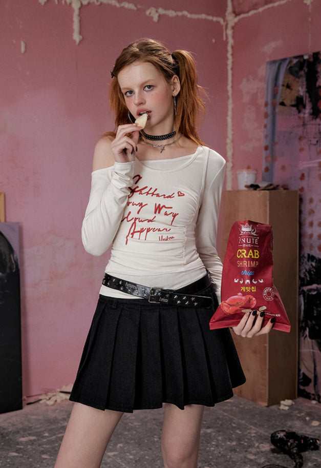 T-shirt à manches longues imprimé Spice Girl