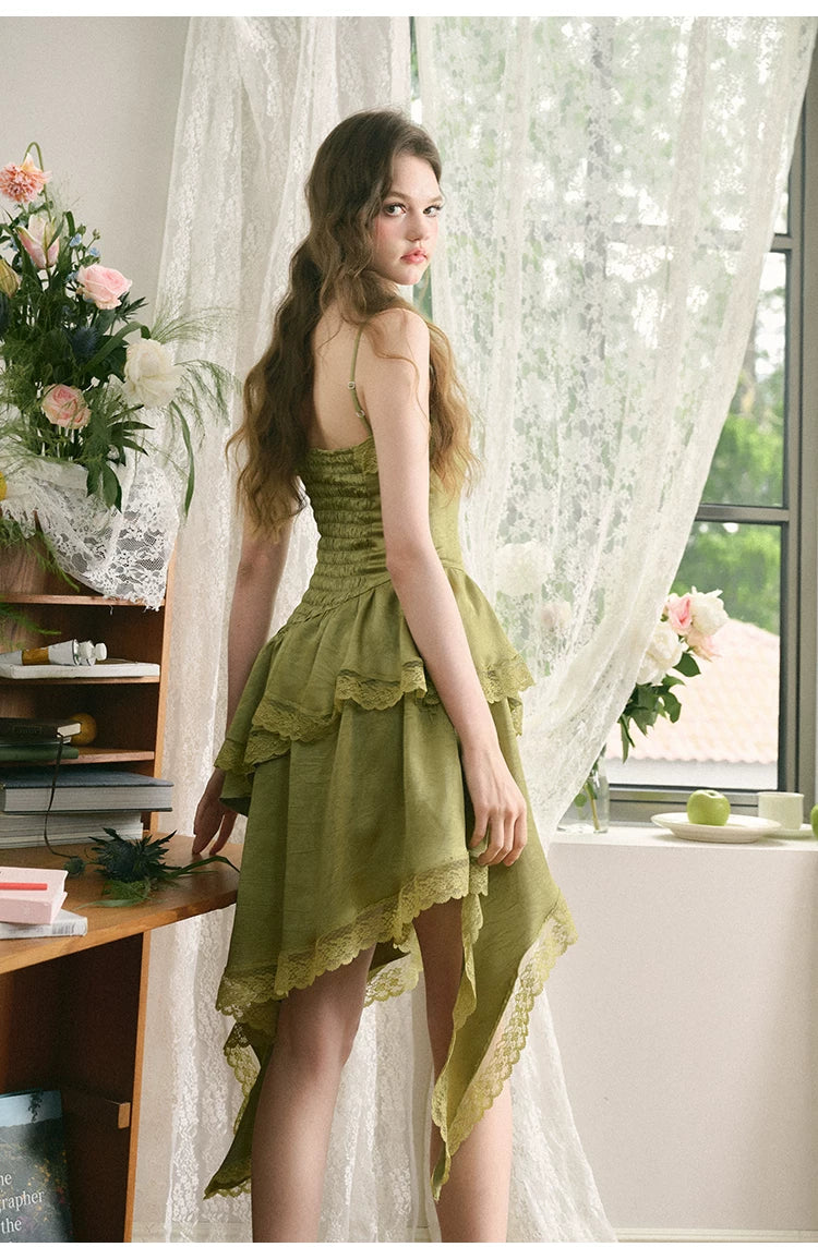 Irregular Hem Length Camisole Dress