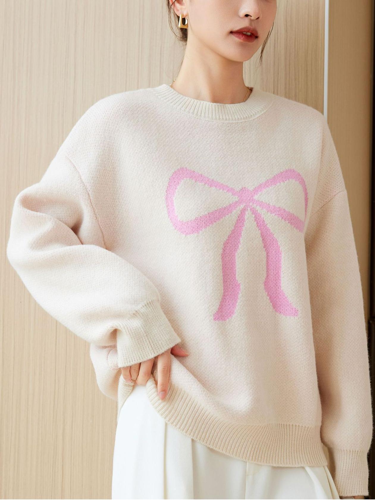 Cute Holiday Bow Sweater