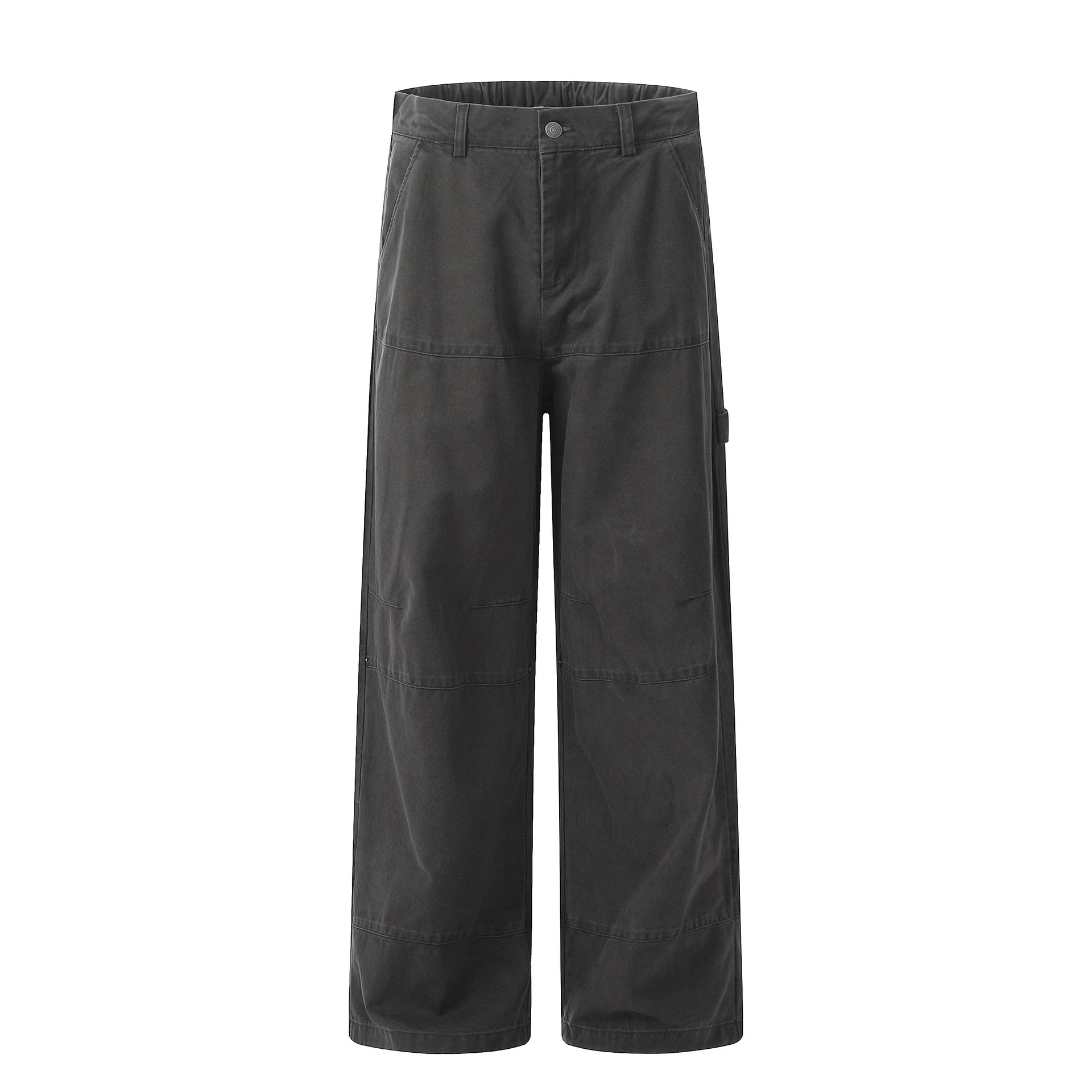 Loose Denim Cargo Pants