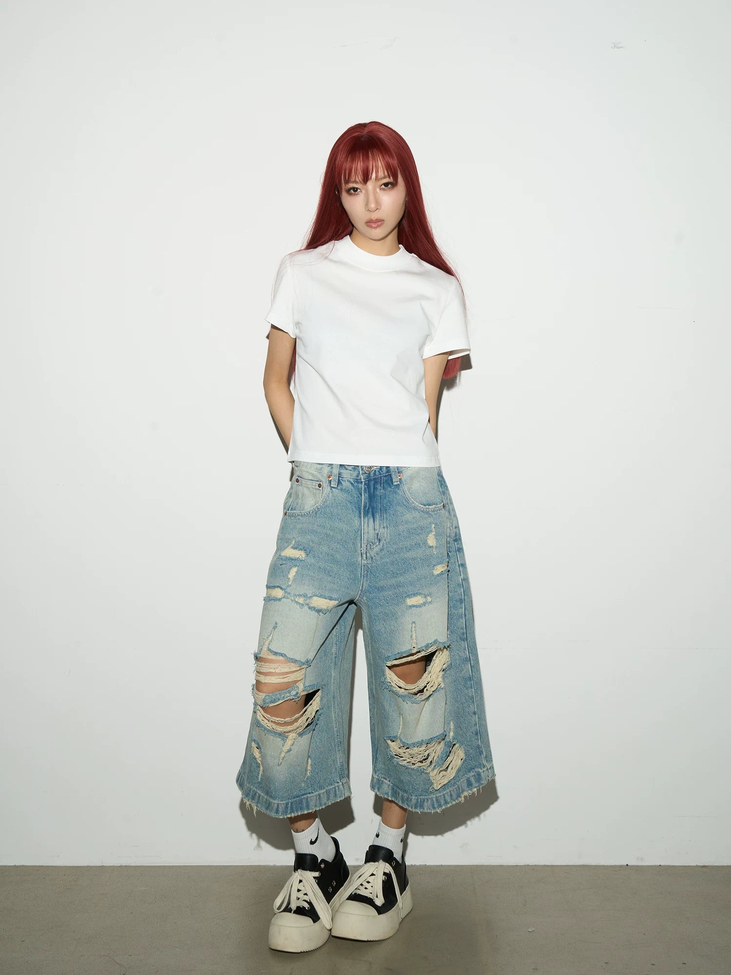 Plain Fitted Short Sleeve T-Shirt