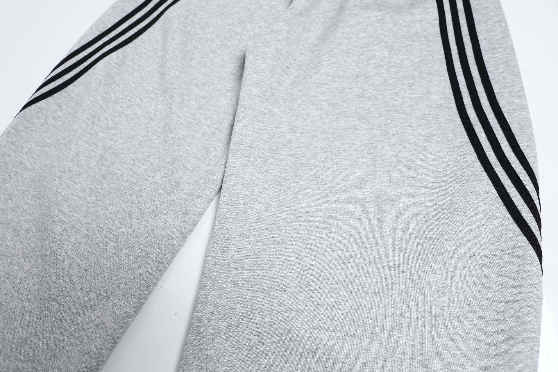 Deconstruction Curved Leg Wide Leg Sweatpants