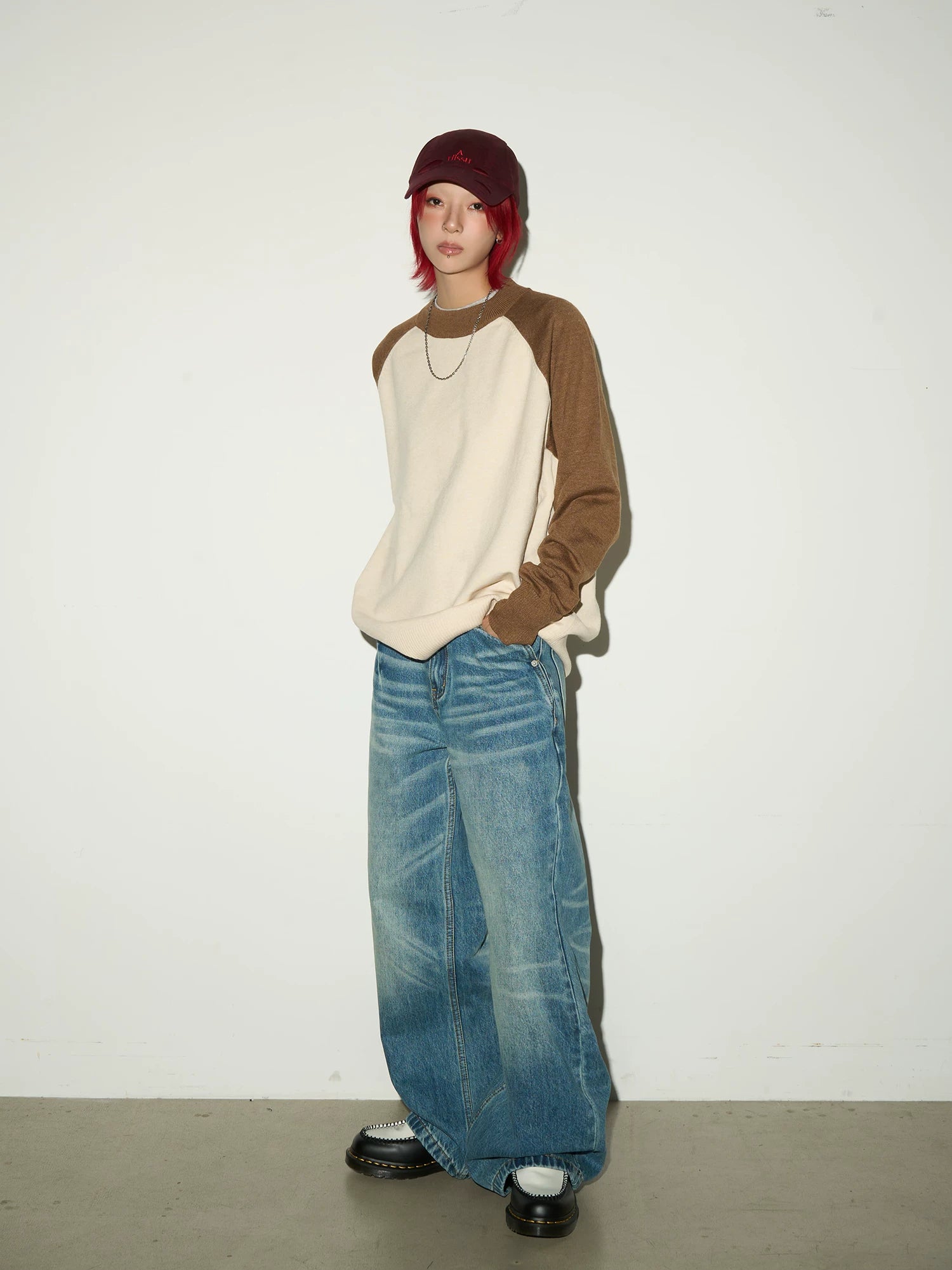 Washed Fade Flare Denim Jeans