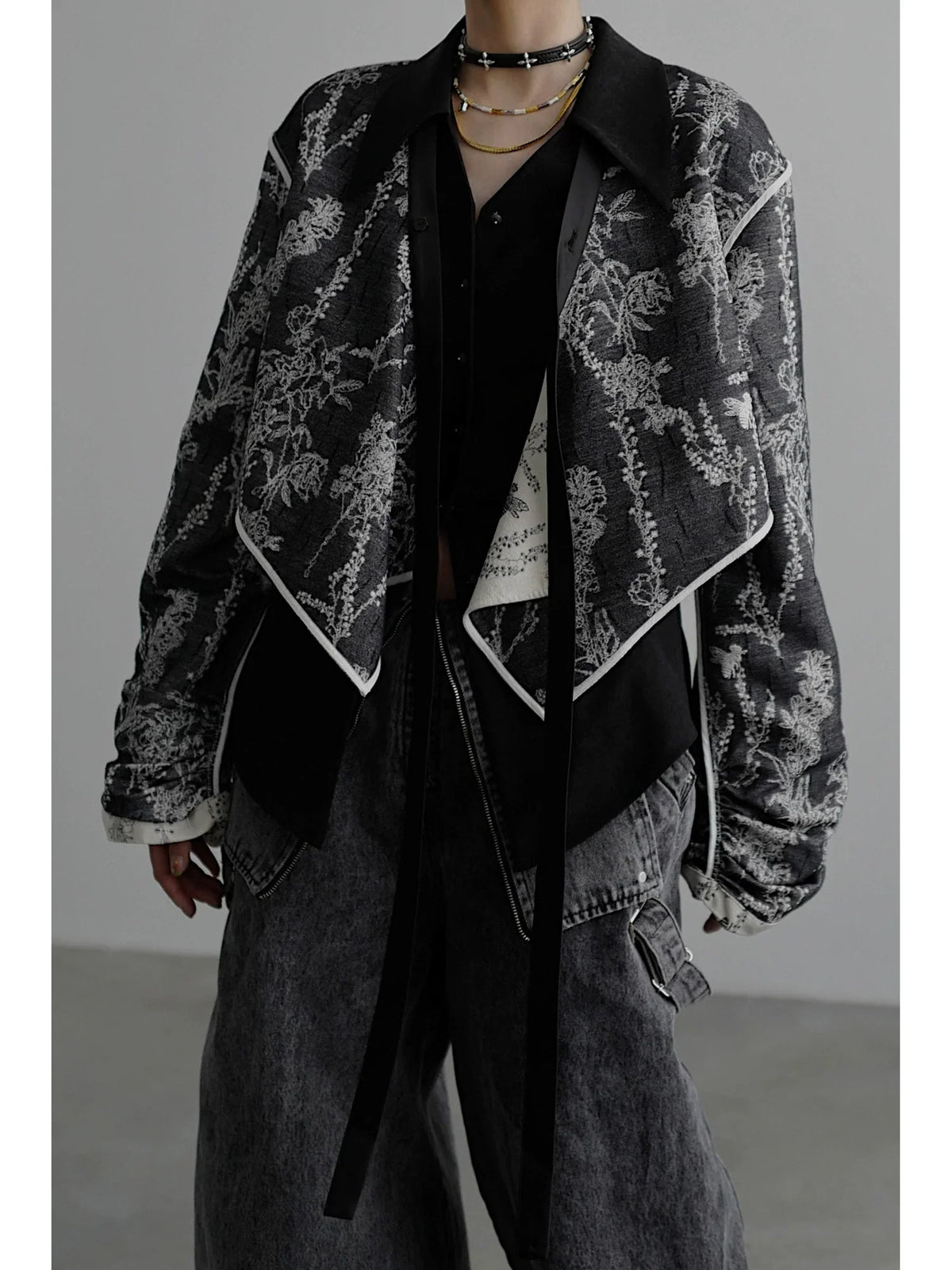 Reversible Placket Tie Shirt