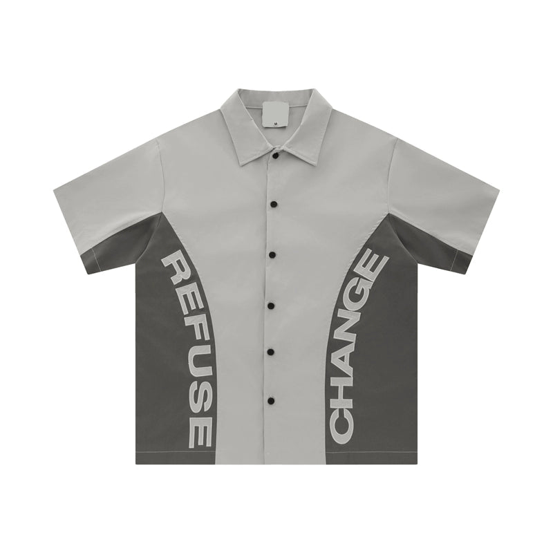 Refuse Change Embroidery Shirt