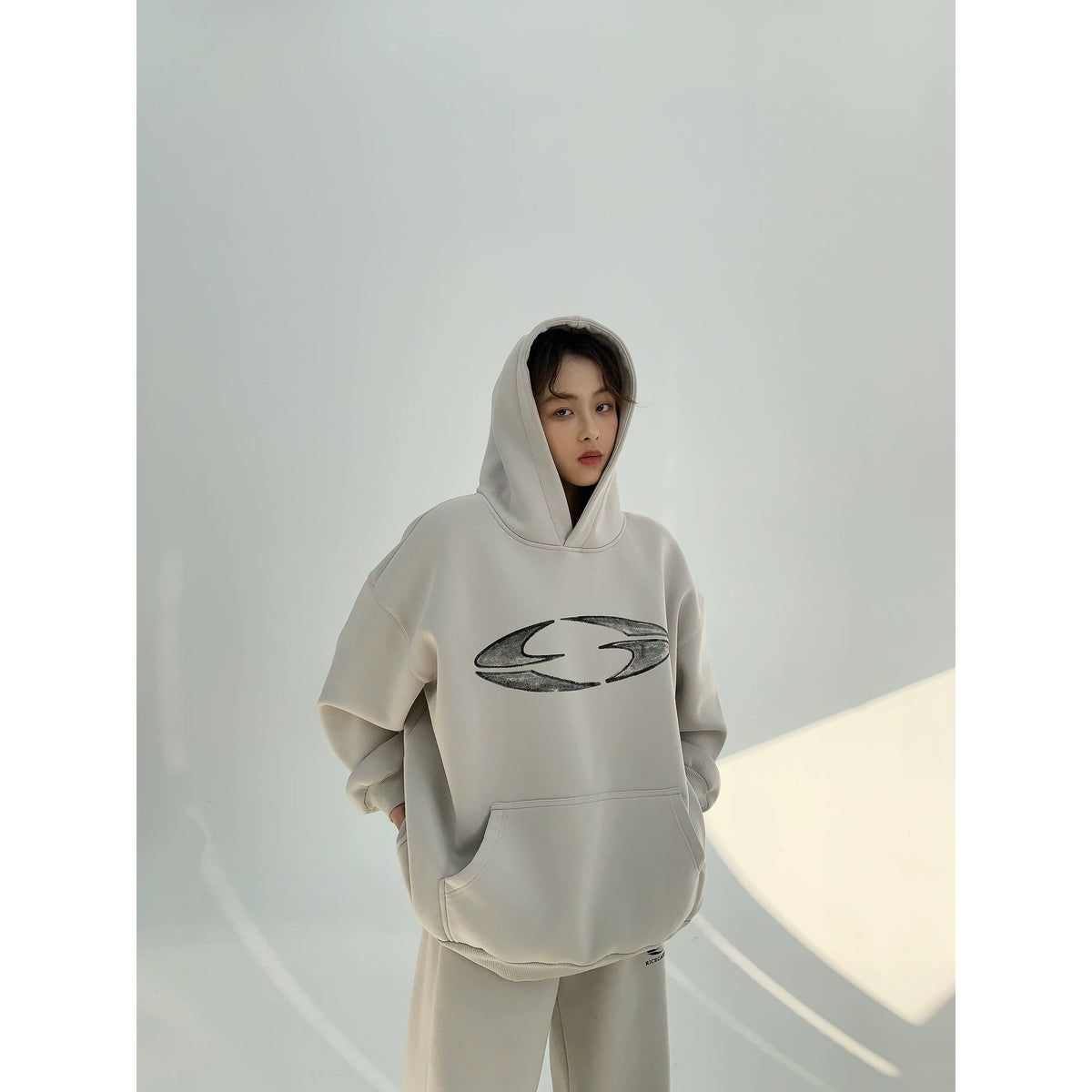 Thick Heavyweight Print Hoodie & Pants Set
