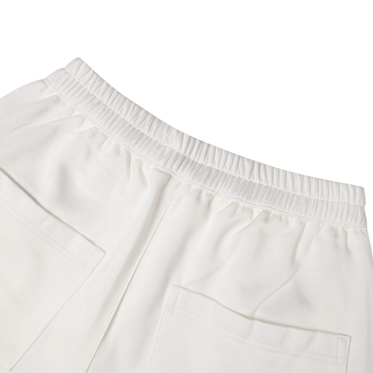 Pleats Draped Straight Sweatpants