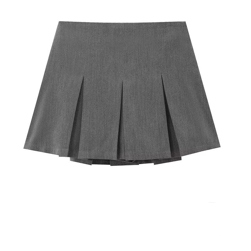 Wide pleat-gray-J style