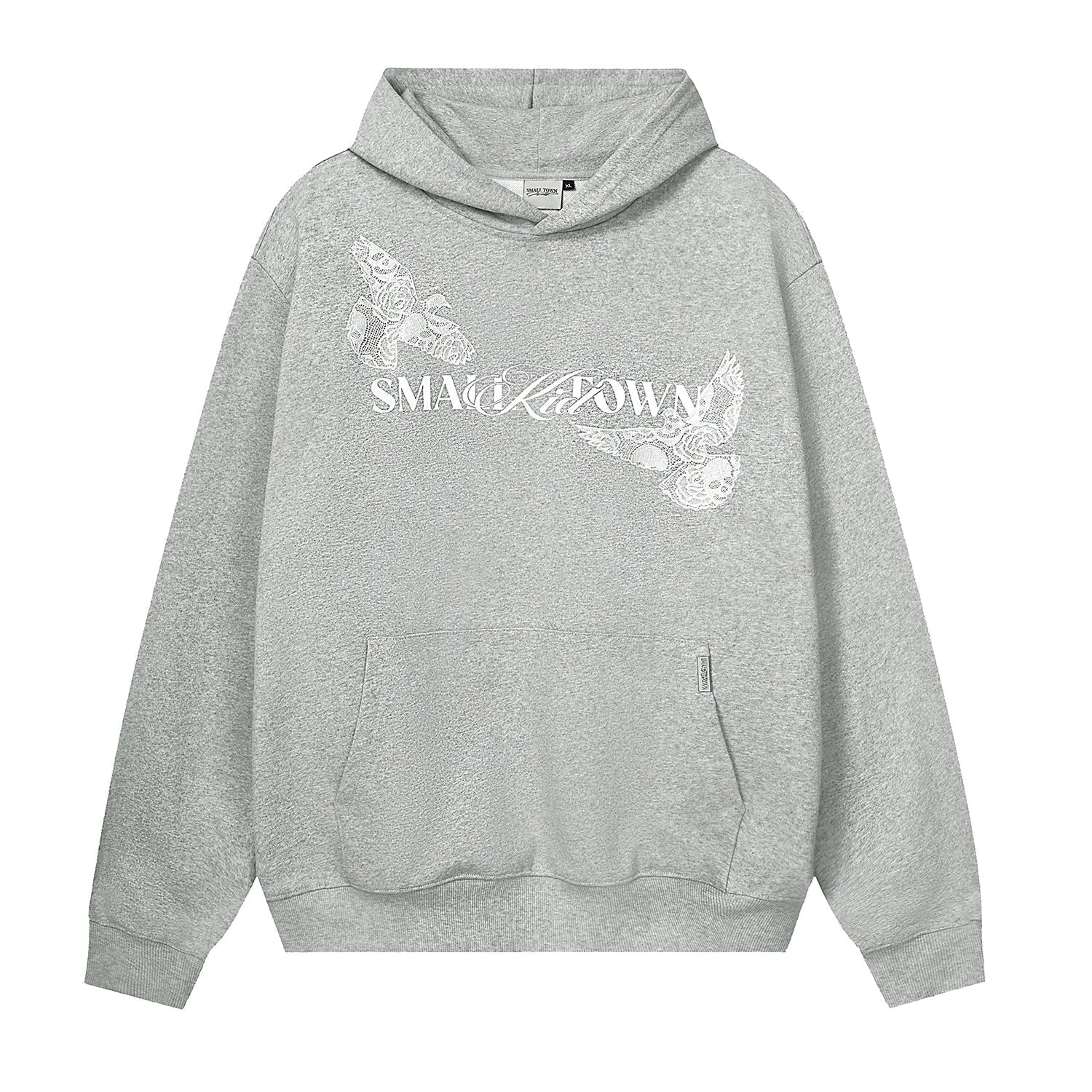 Felpa con cappuccio grafica Lace Dove