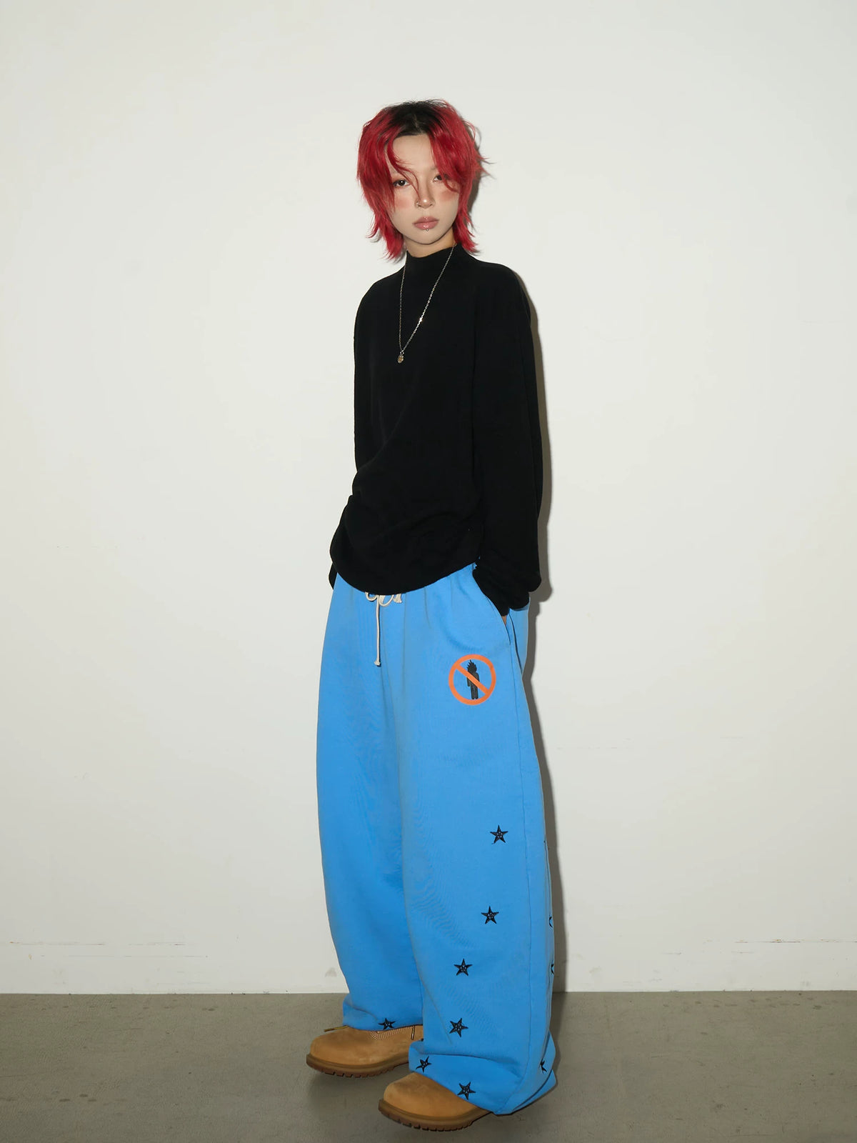 Bottle Neck Oversize Knit Sweater