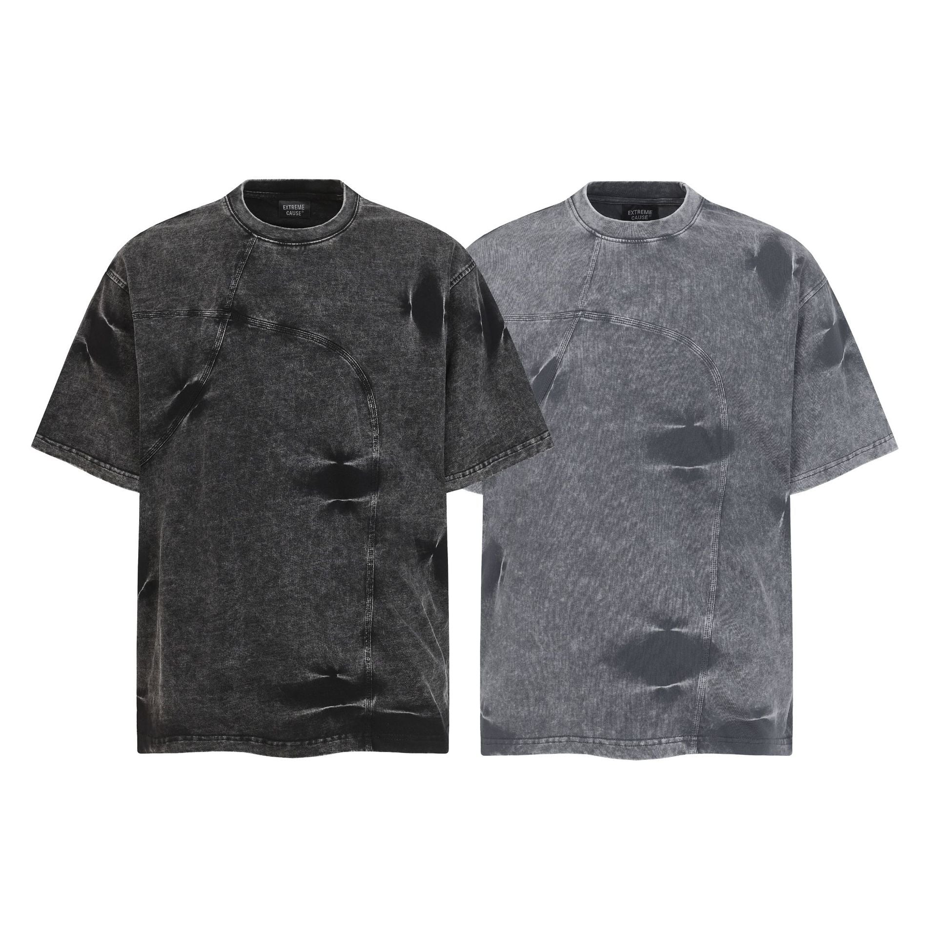 Heavyweight Washed Tie-Dye Short Sleeve T-Shirt