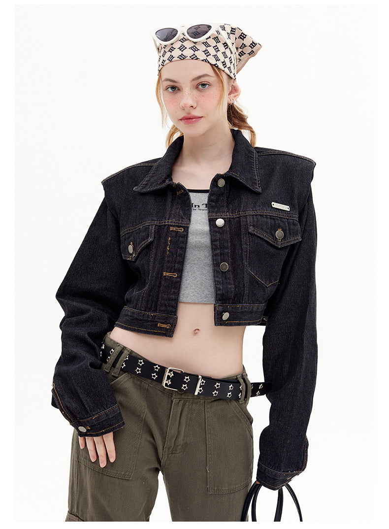Veste en jean polyvalente de style Hong Kong