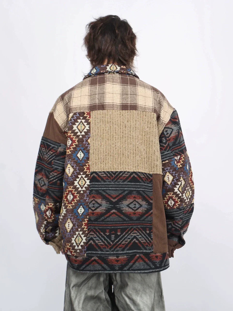 Maillard Style Patchwork Jacket