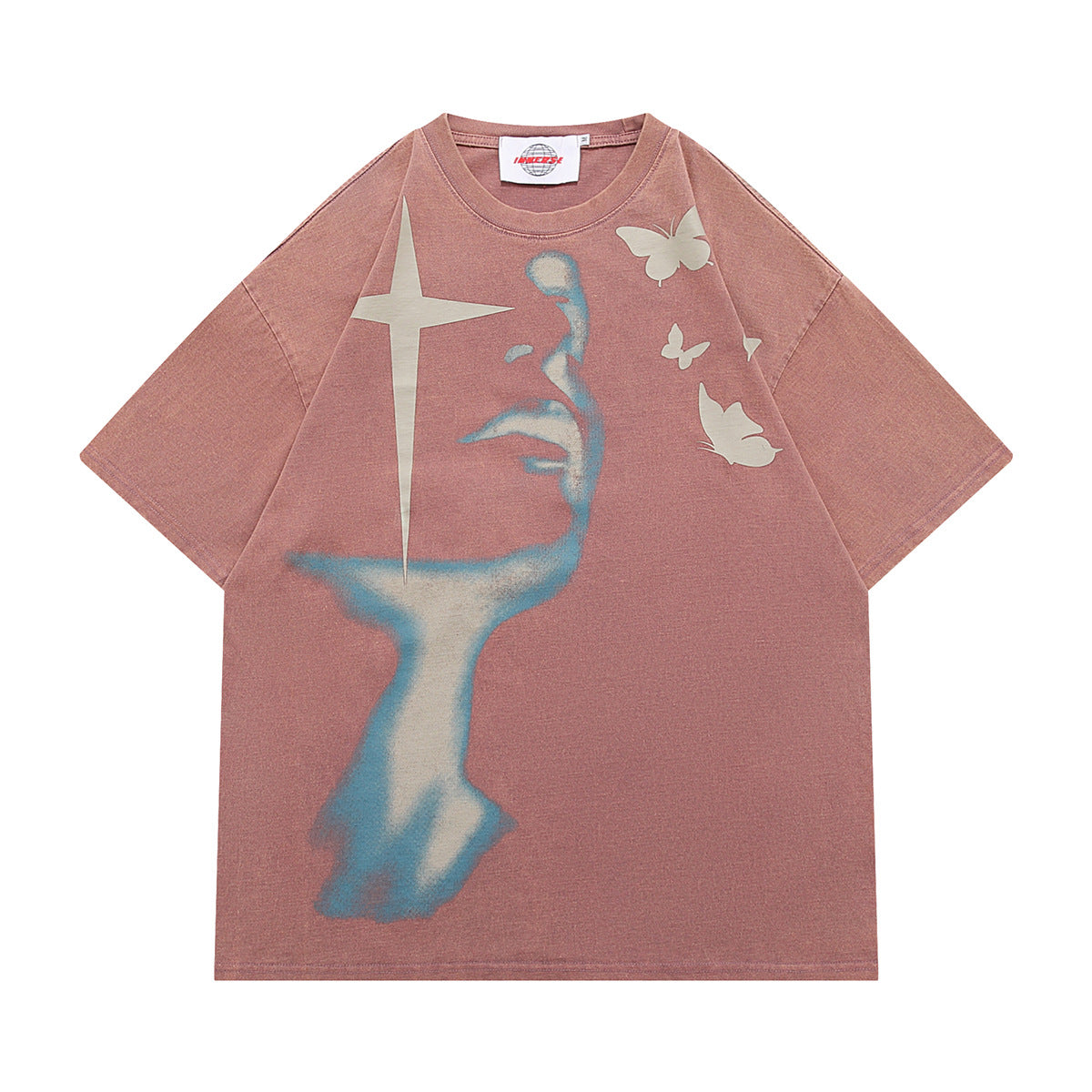 Portrait Butterfly Art Print Short Sleeve T-Shirt