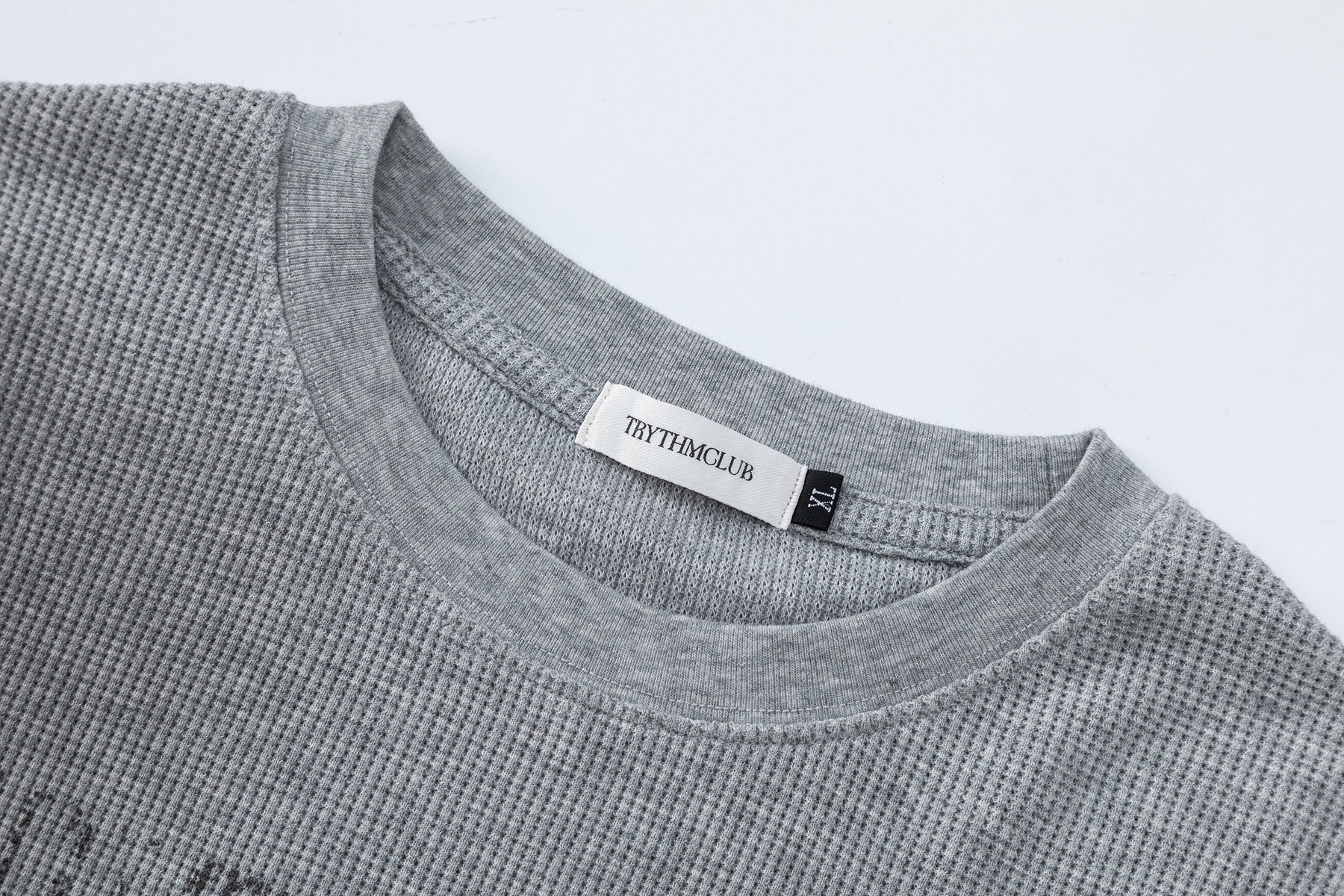 Graphic Print Rib Knit Short Sleeve T-Shirt