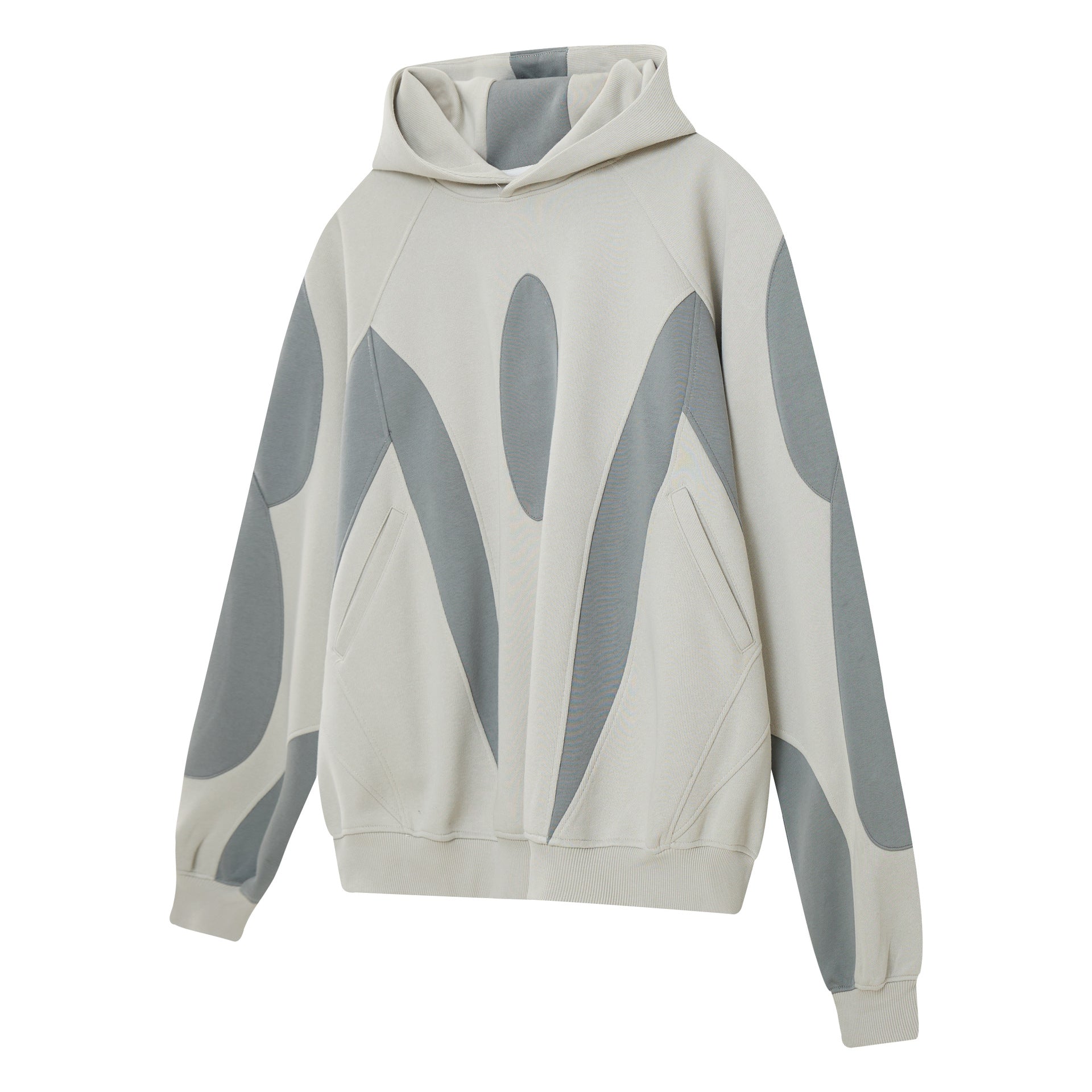 Panel Raglan Design Hoodie