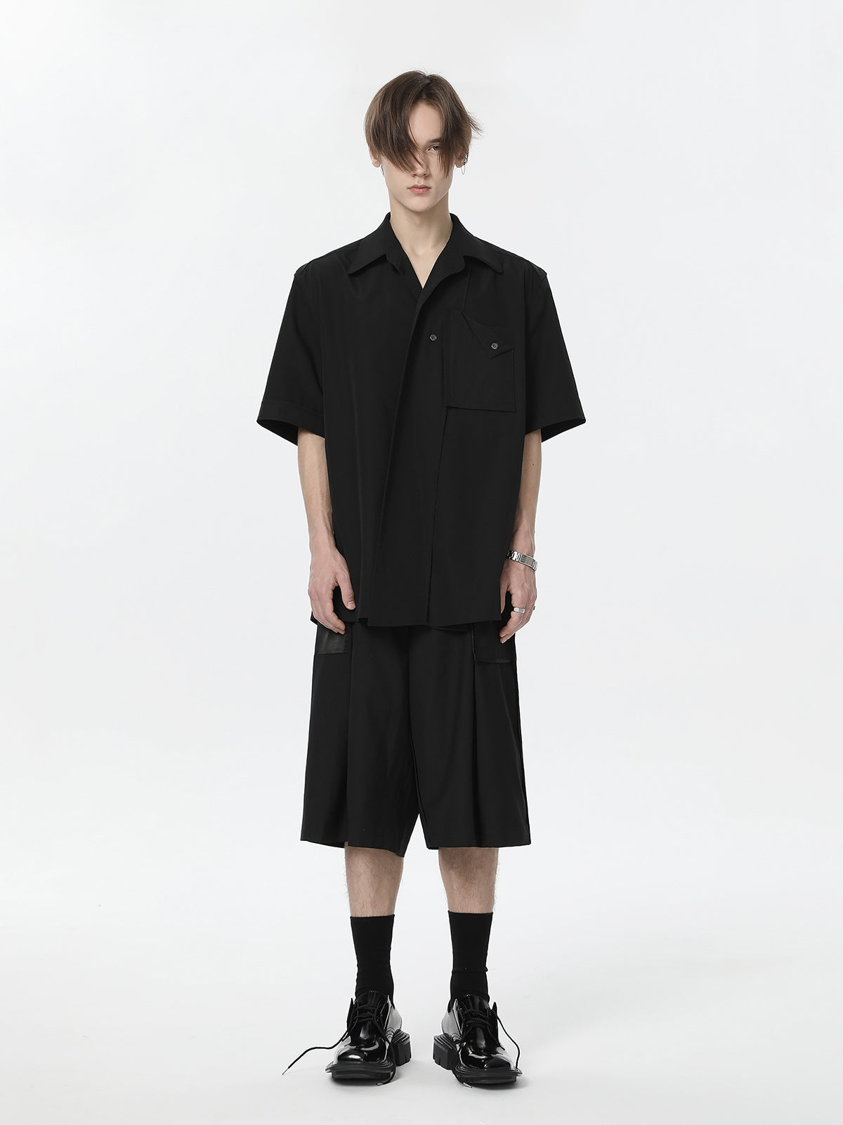 3D Structure Long Sleeve Shirt