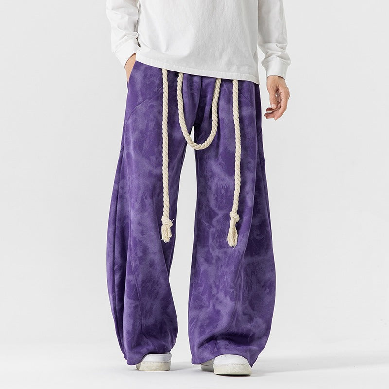 Pantaloni della tuta casual tie-dye